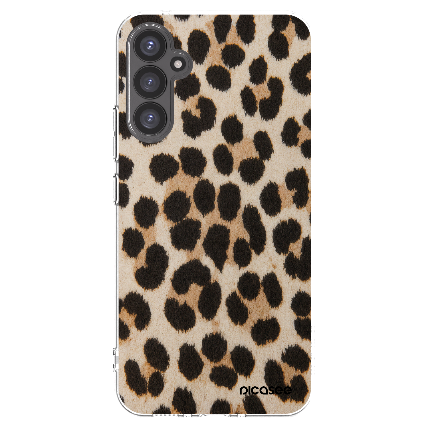 Picasee átlátszó szilikon tok az alábbi mobiltelefonokra Samsung Galaxy A34 5G A346B - Brown Tiger
