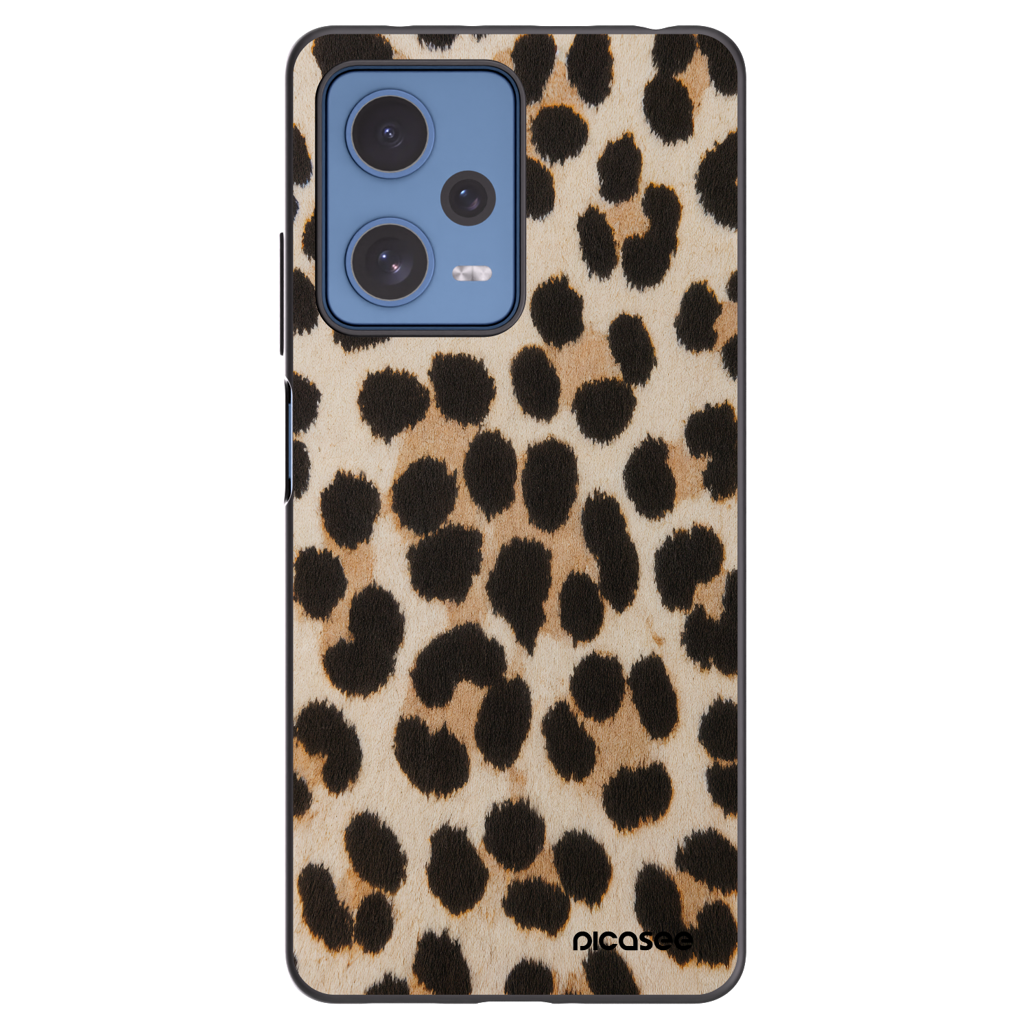 Picasee fekete szilikon tok az alábbi mobiltelefonokra Xiaomi Redmi Note 12 Pro 5G - Brown Tiger