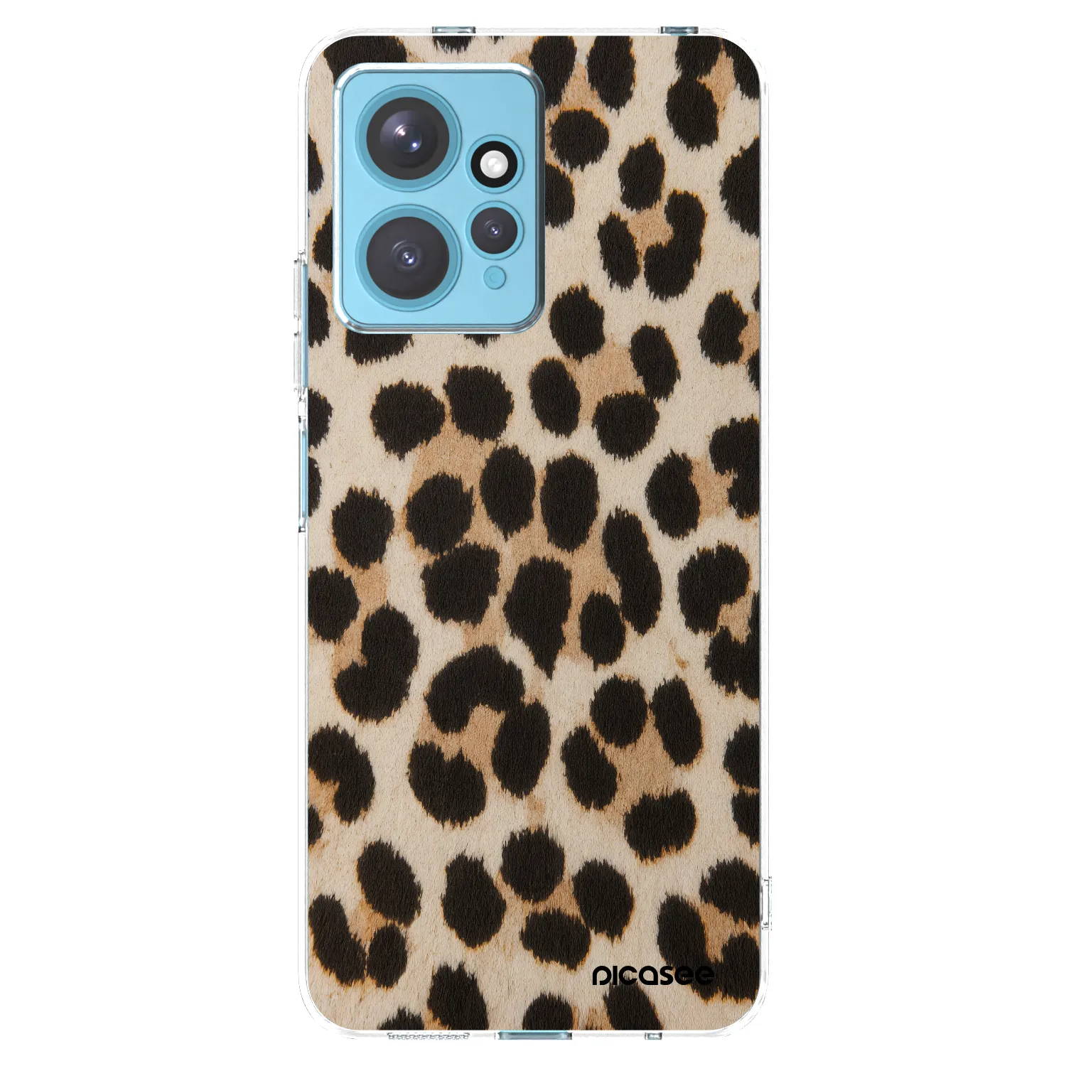 Picasee átlátszó szilikon tok az alábbi mobiltelefonokra Xiaomi Redmi Note 12 4G - Brown Tiger