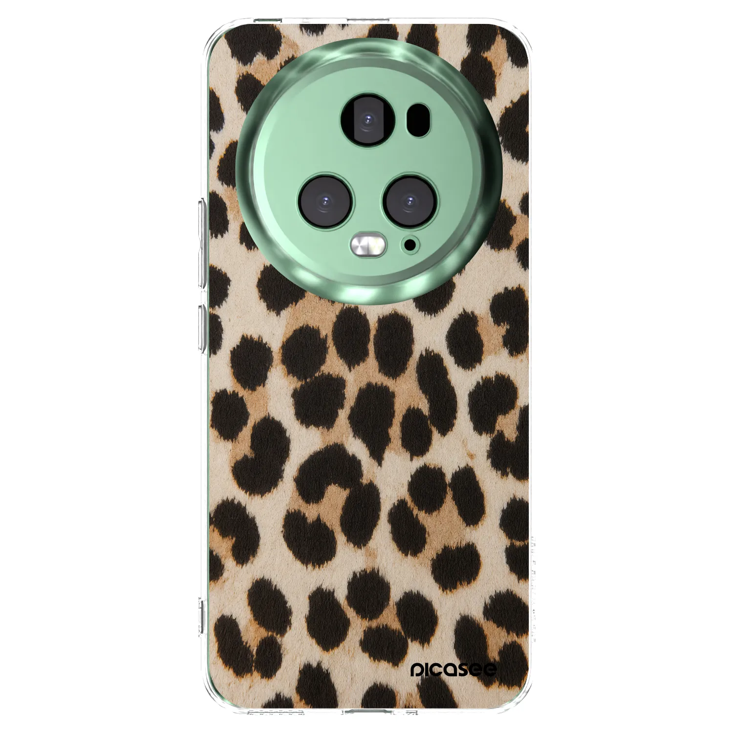 Picasee átlátszó szilikon tok az alábbi mobiltelefonokra Honor Magic5 Pro - Brown Tiger
