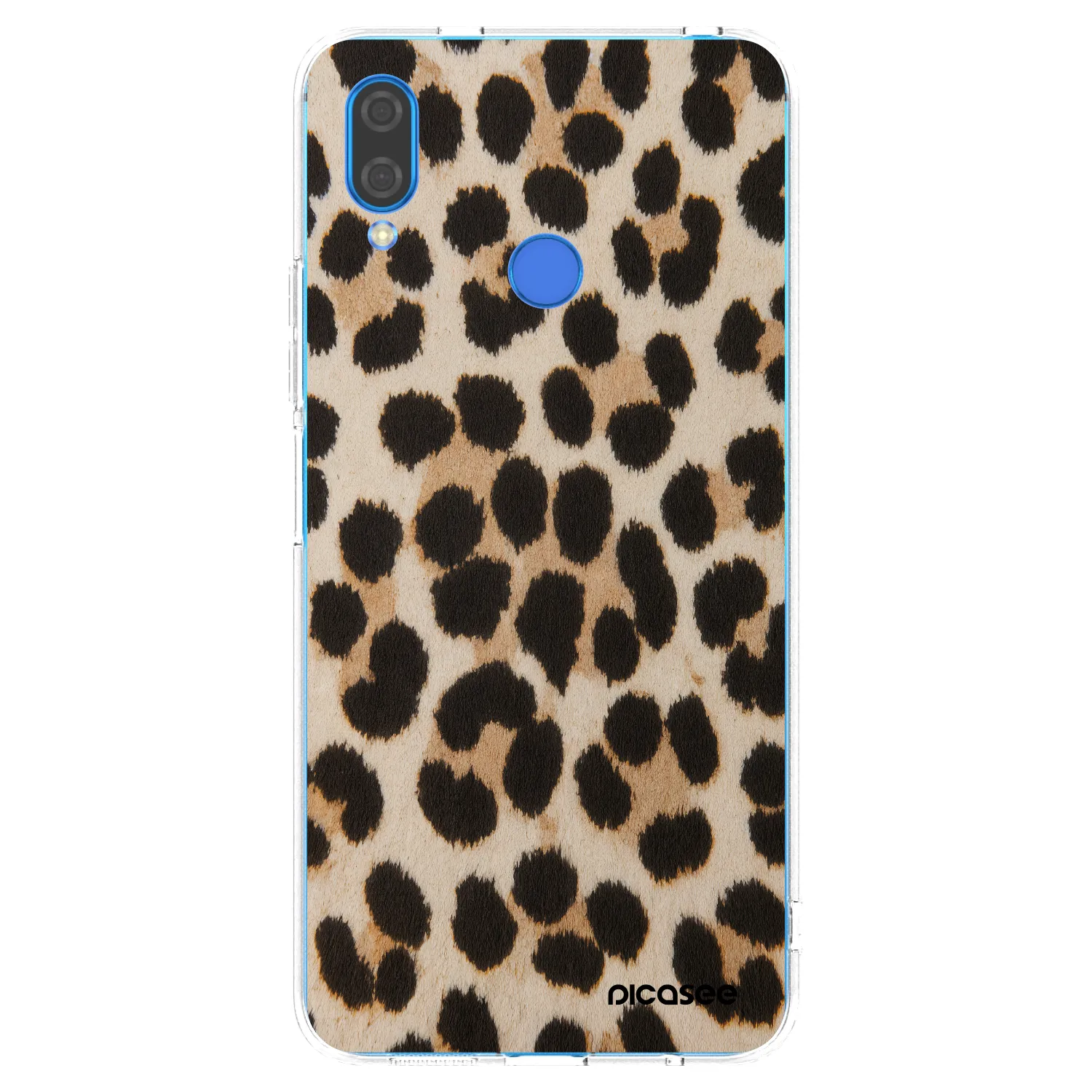 Picasee átlátszó szilikon tok az alábbi mobiltelefonokra Huawei Nova 3 - Brown Tiger