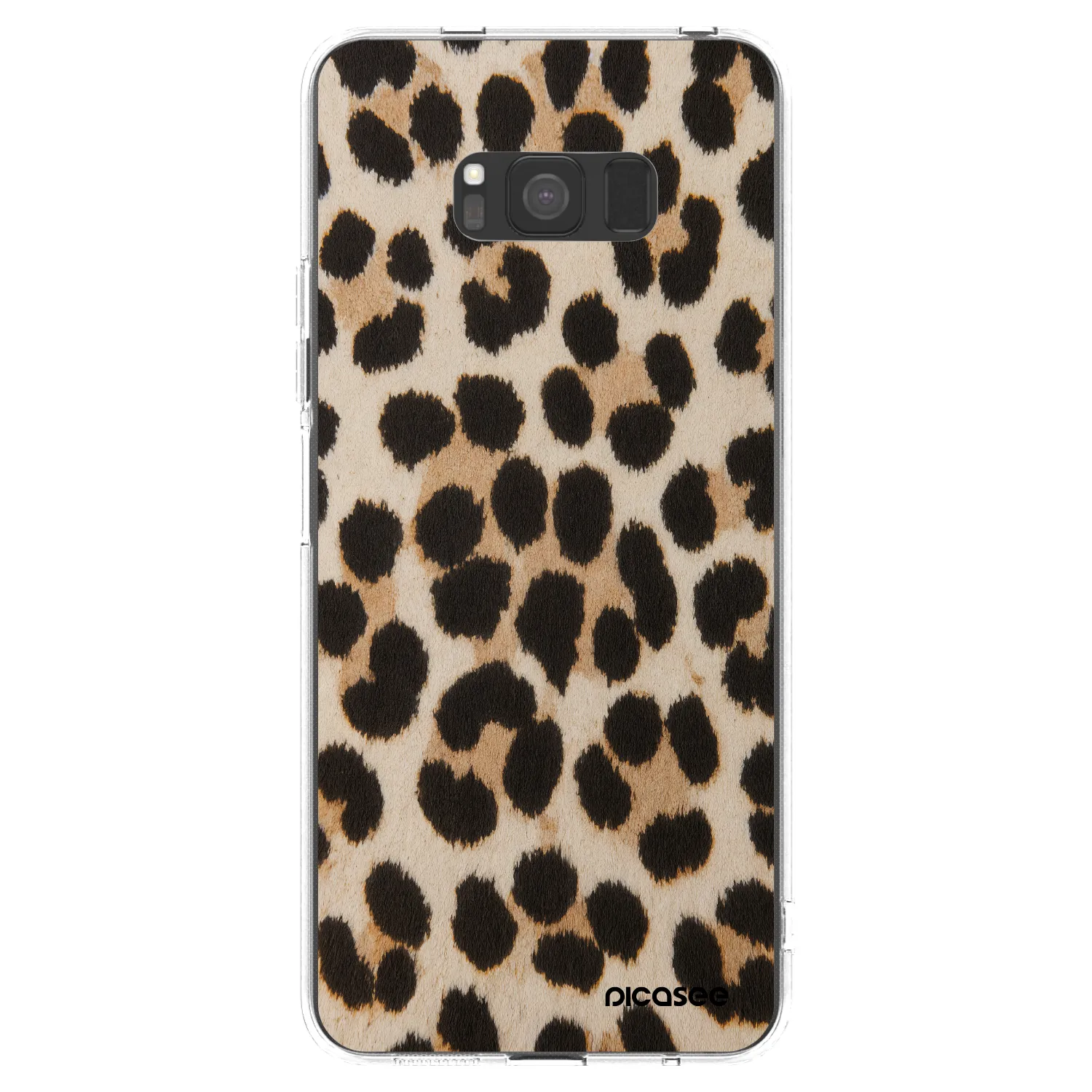 Picasee átlátszó szilikon tok az alábbi mobiltelefonokra Samsung Galaxy S8 G950F - Brown Tiger