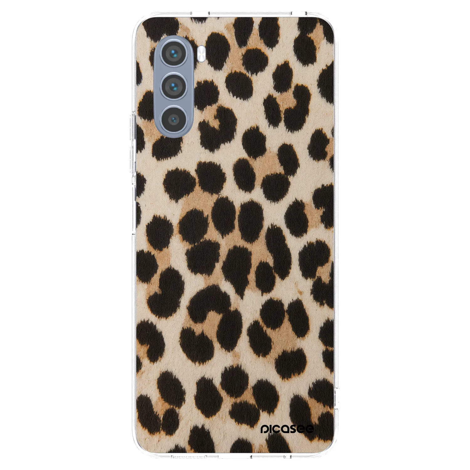 Picasee átlátszó szilikon tok az alábbi mobiltelefonokra Motorola Moto G62 - Brown Tiger