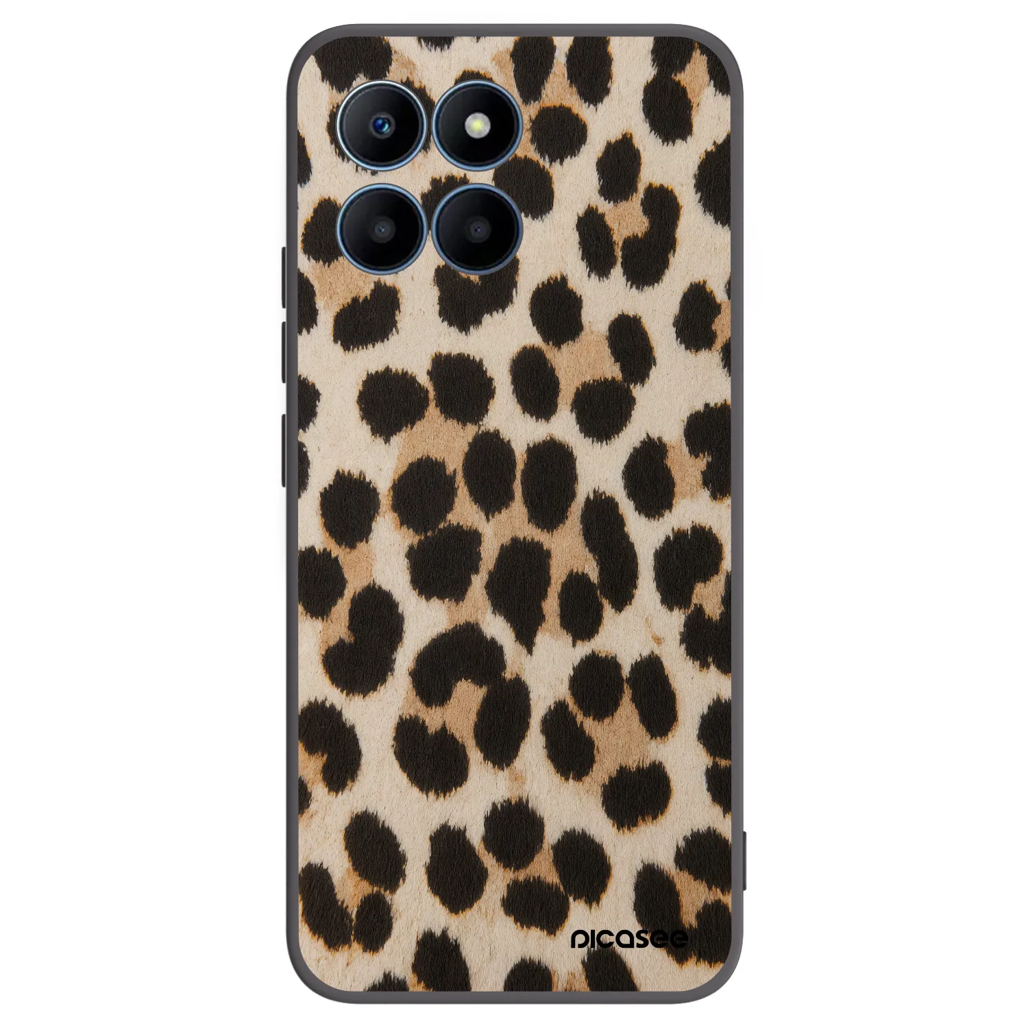 Picasee fekete szilikon tok az alábbi mobiltelefonokra Honor 70 Lite - Brown Tiger