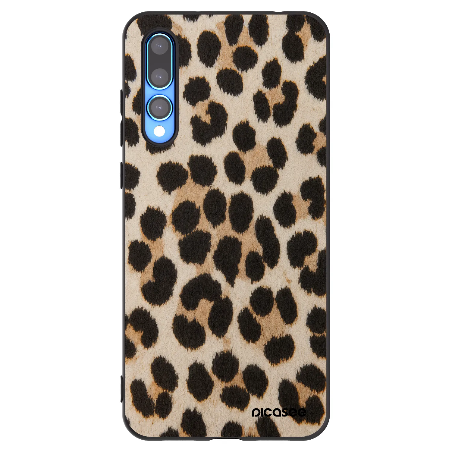 Picasee fekete szilikon tok az alábbi mobiltelefonokra Huawei P20 Pro - Brown Tiger