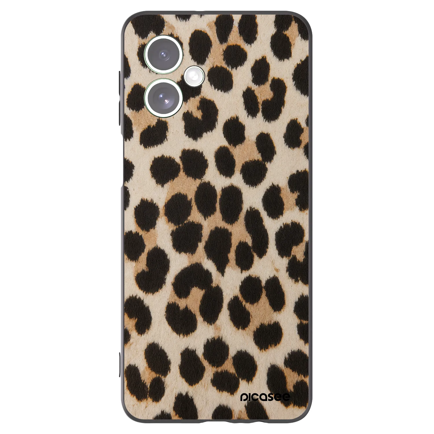 Picasee fekete szilikon tok az alábbi mobiltelefonokra Motorola Moto G54 5G - Brown Tiger