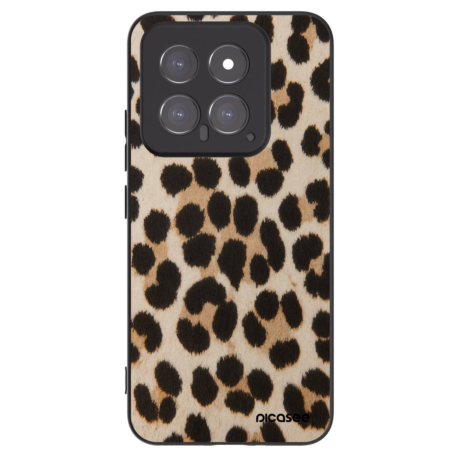 Picasee fekete szilikon tok az alábbi mobiltelefonokra Xiaomi 14 - Brown Tiger