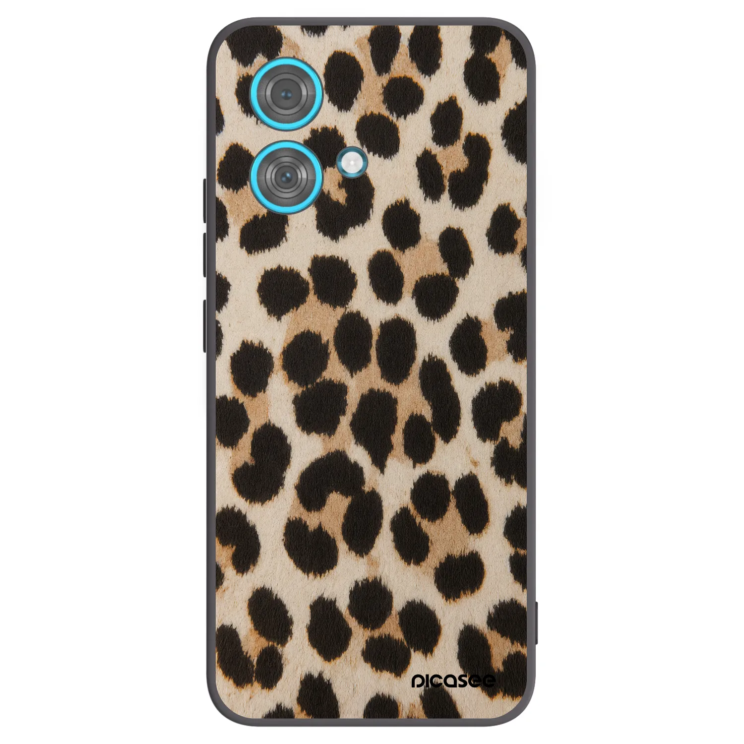 Picasee fekete szilikon tok az alábbi mobiltelefonokra Motorola Edge 40 Neo - Brown Tiger