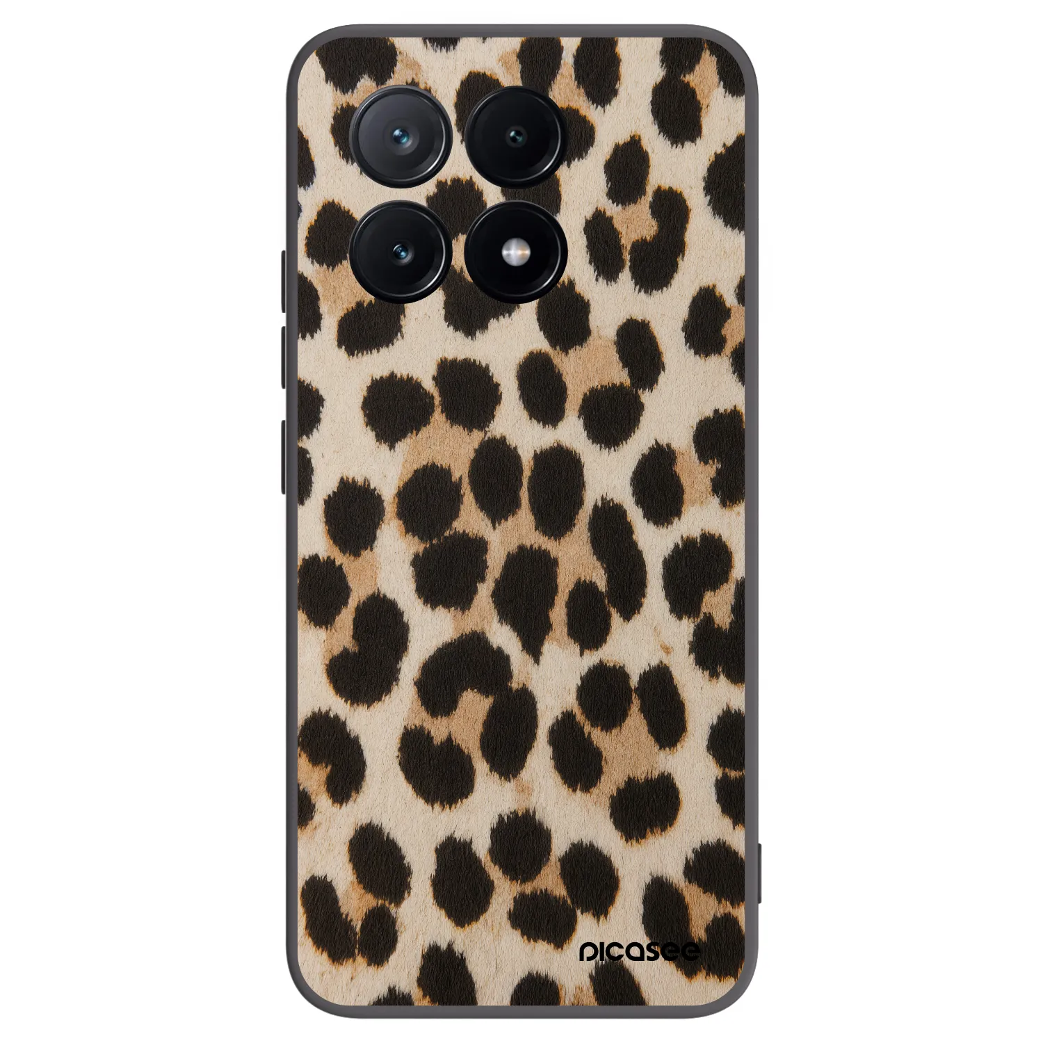 Picasee fekete szilikon tok az alábbi mobiltelefonokra Xiaomi Poco X6 Pro - Brown Tiger