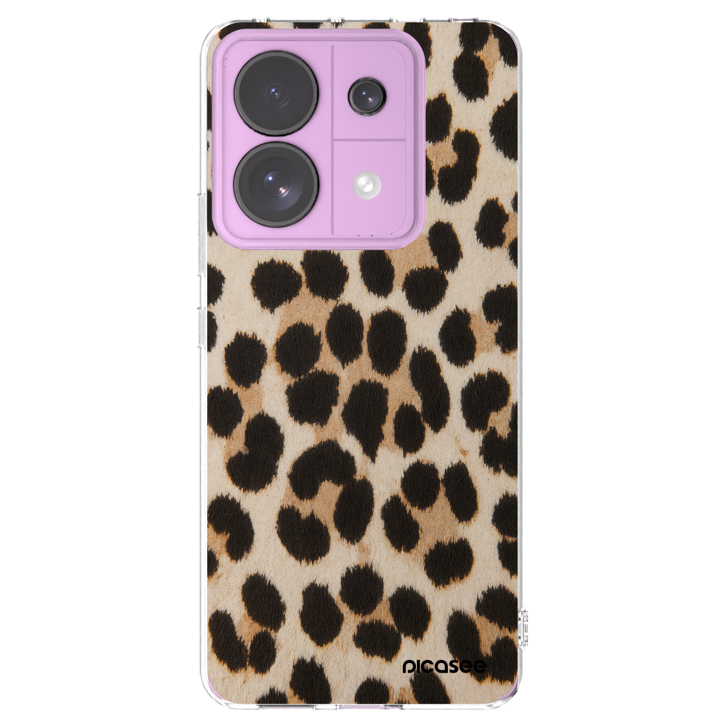 Picasee átlátszó szilikon tok az alábbi mobiltelefonokra Xiaomi Redmi Note 13 Pro 5G - Brown Tiger