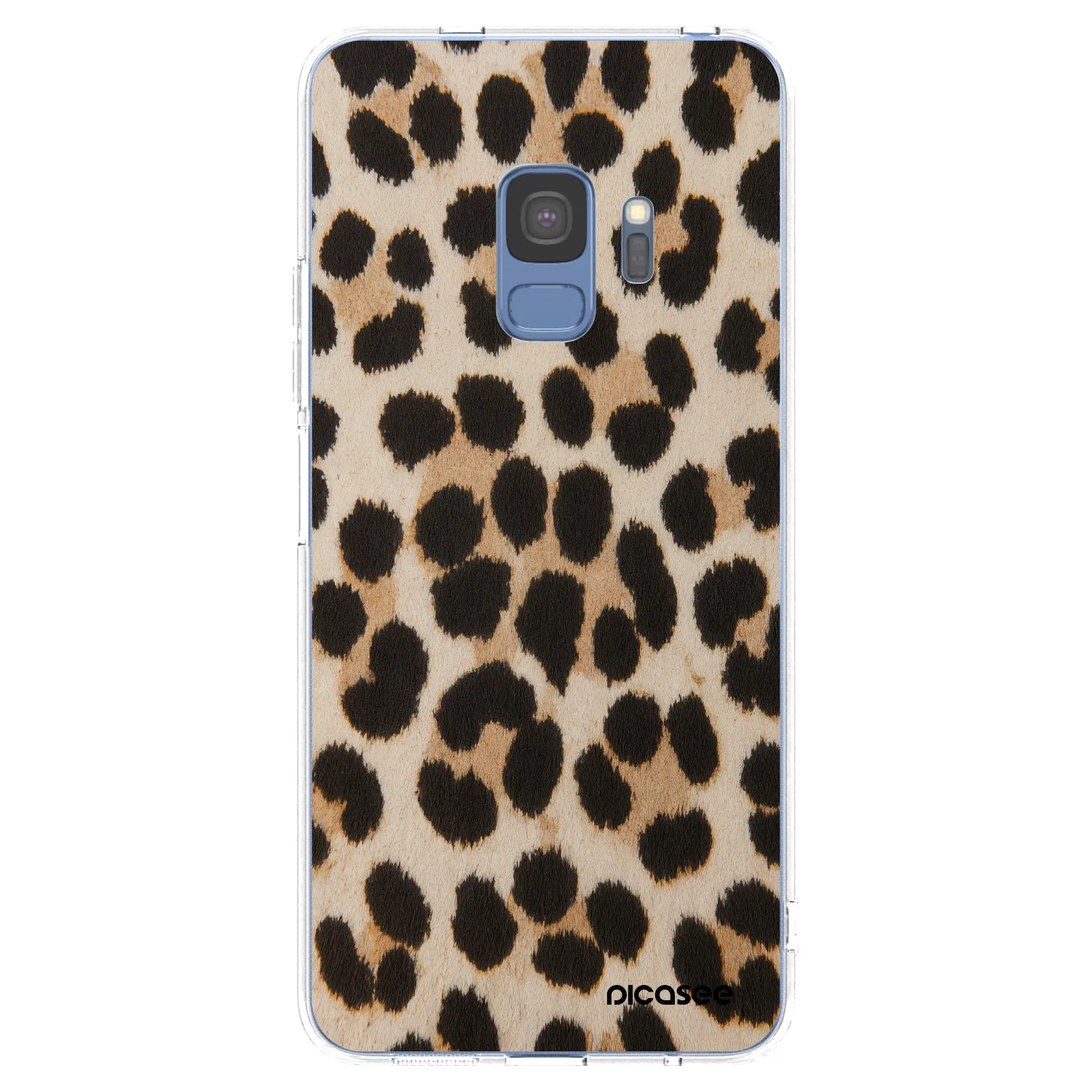 Picasee átlátszó szilikon tok az alábbi mobiltelefonokra Samsung Galaxy S9 G960F - Brown Tiger
