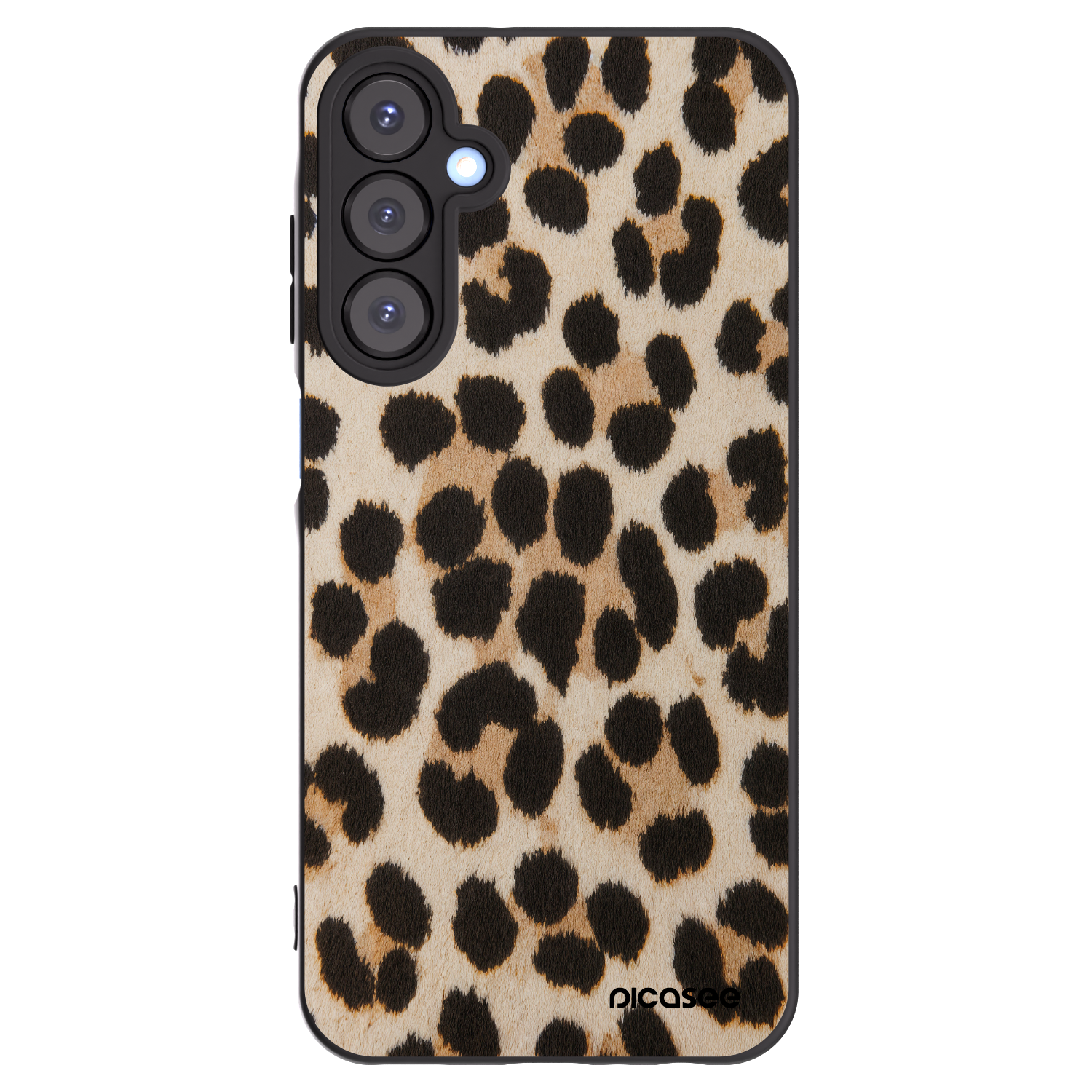 Picasee fekete szilikon tok az alábbi mobiltelefonokra Samsung Galaxy A25 A256B 5G - Brown Tiger