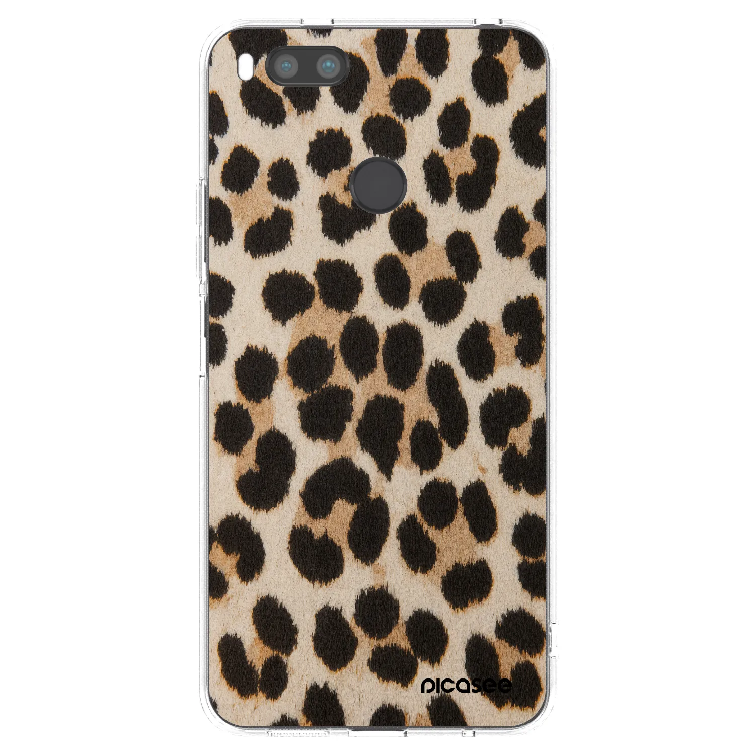 Picasee átlátszó szilikon tok az alábbi mobiltelefonokra Xiaomi Mi A1 Global - Brown Tiger