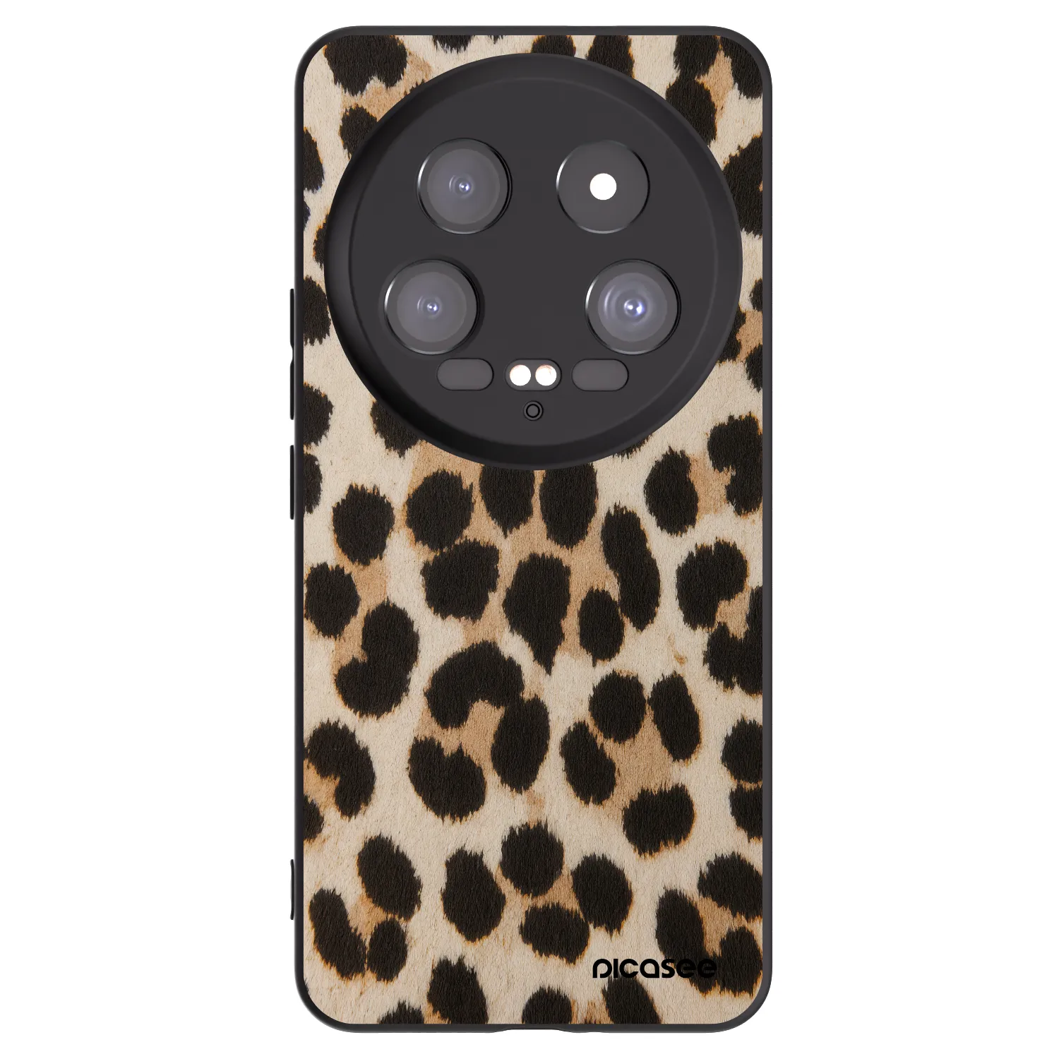Picasee fekete szilikon tok az alábbi mobiltelefonokra Xiaomi 14 Ultra - Brown Tiger