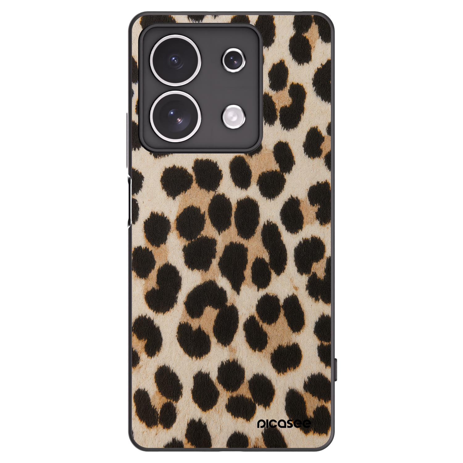 Picasee fekete szilikon tok az alábbi mobiltelefonokra Xiaomi Redmi Note 13 4G - Brown Tiger