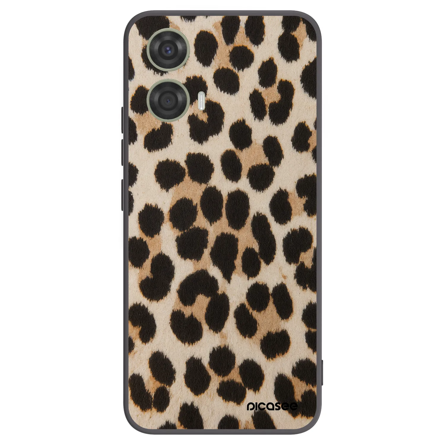 Picasee fekete szilikon tok az alábbi mobiltelefonokra Motorola Moto G24 - Brown Tiger