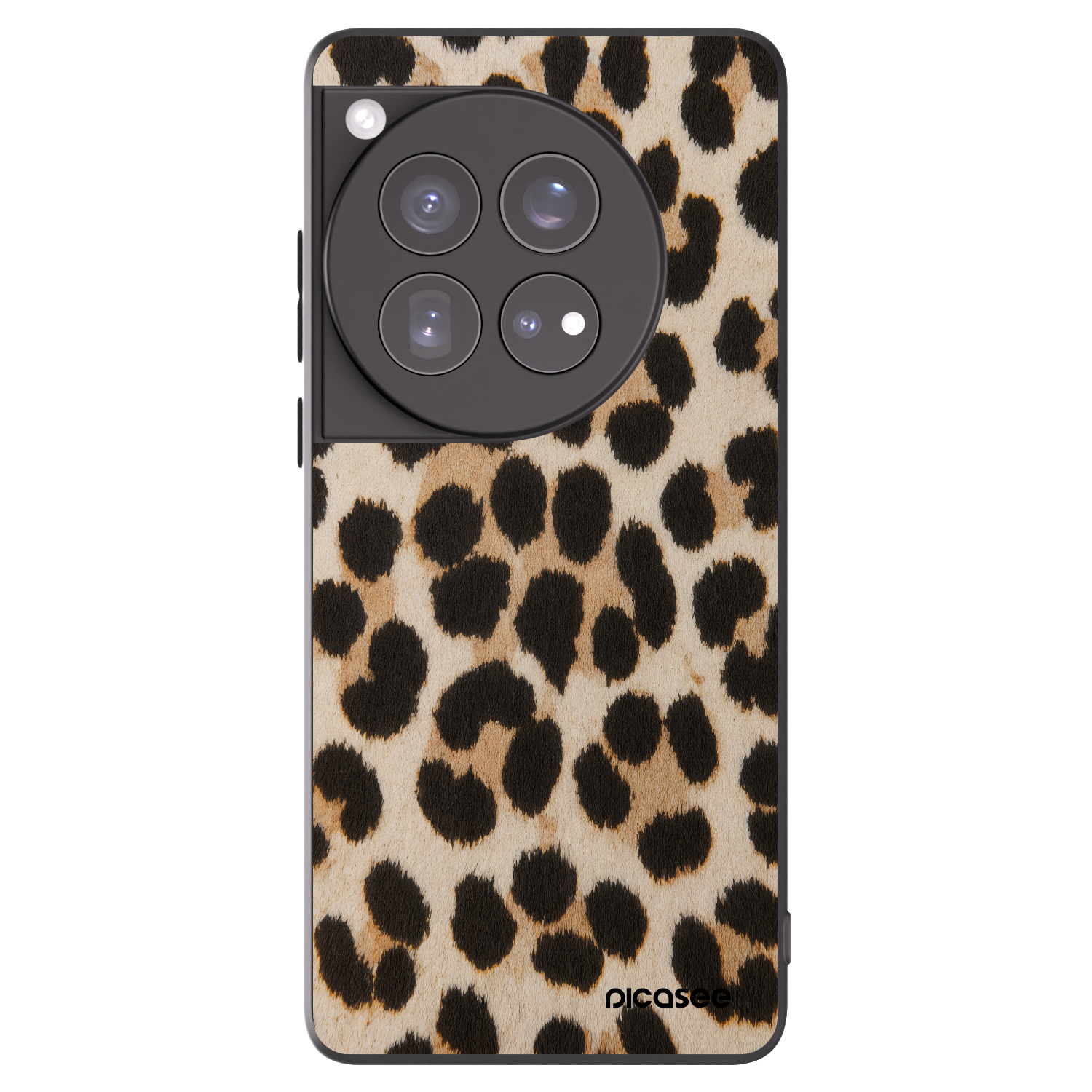 Picasee fekete szilikon tok az alábbi mobiltelefonokra OnePlus 12 5G - Brown Tiger