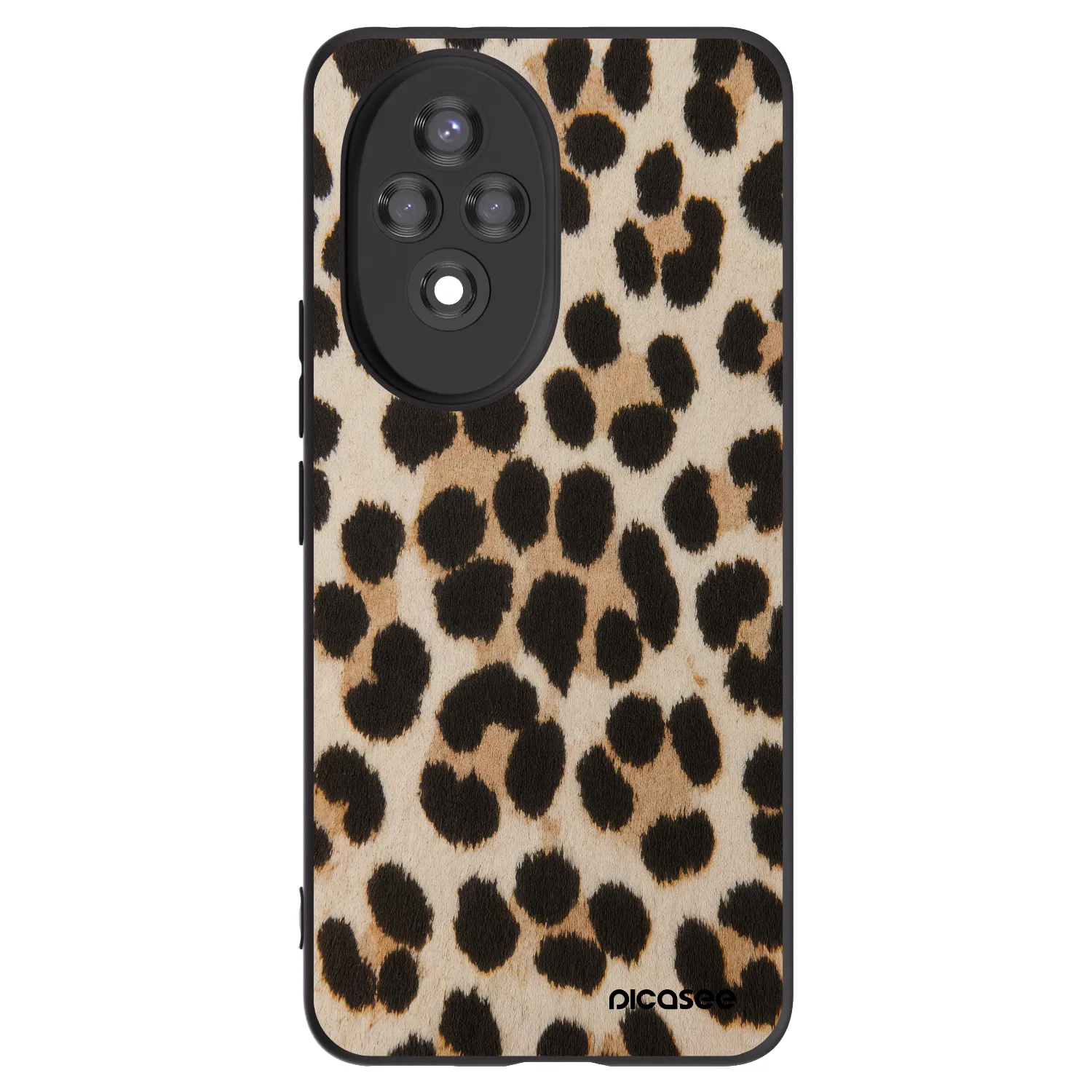 Picasee fekete szilikon tok az alábbi mobiltelefonokra Honor 200 Pro 5G - Brown Tiger