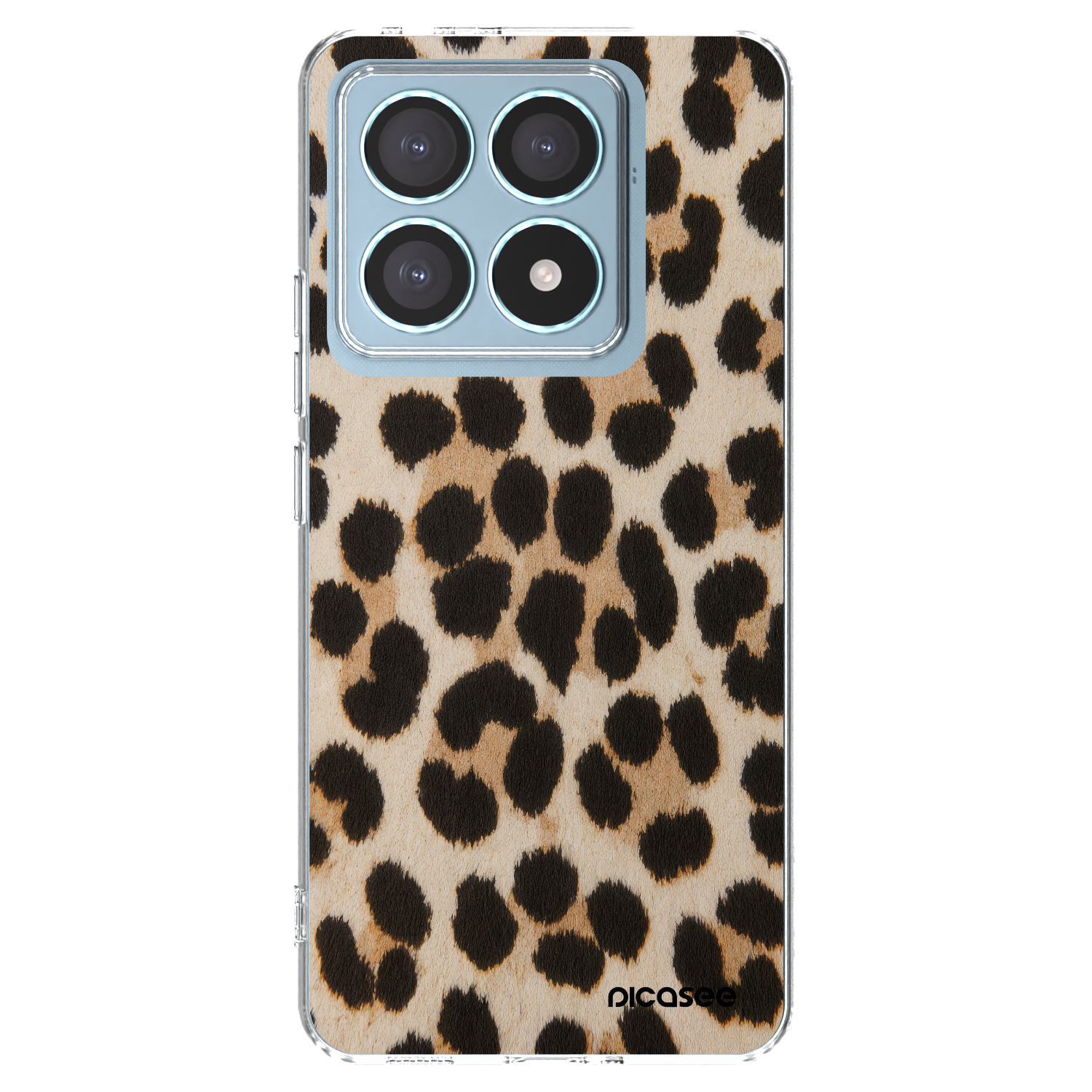 Picasee átlátszó szilikon tok az alábbi mobiltelefonokra Xiaomi 14T Pro - Brown Tiger