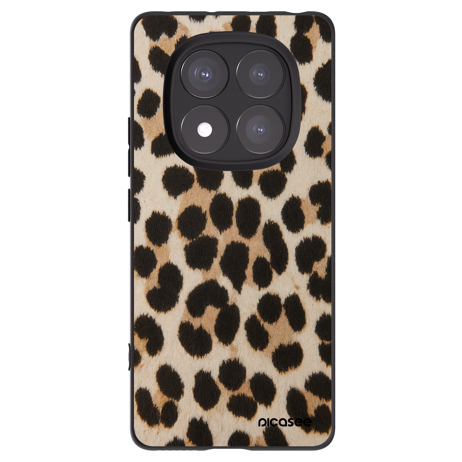 Picasee fekete szilikon tok az alábbi mobiltelefonokra Xiaomi Redmi Note 14 Pro+ 5G - Brown Tiger