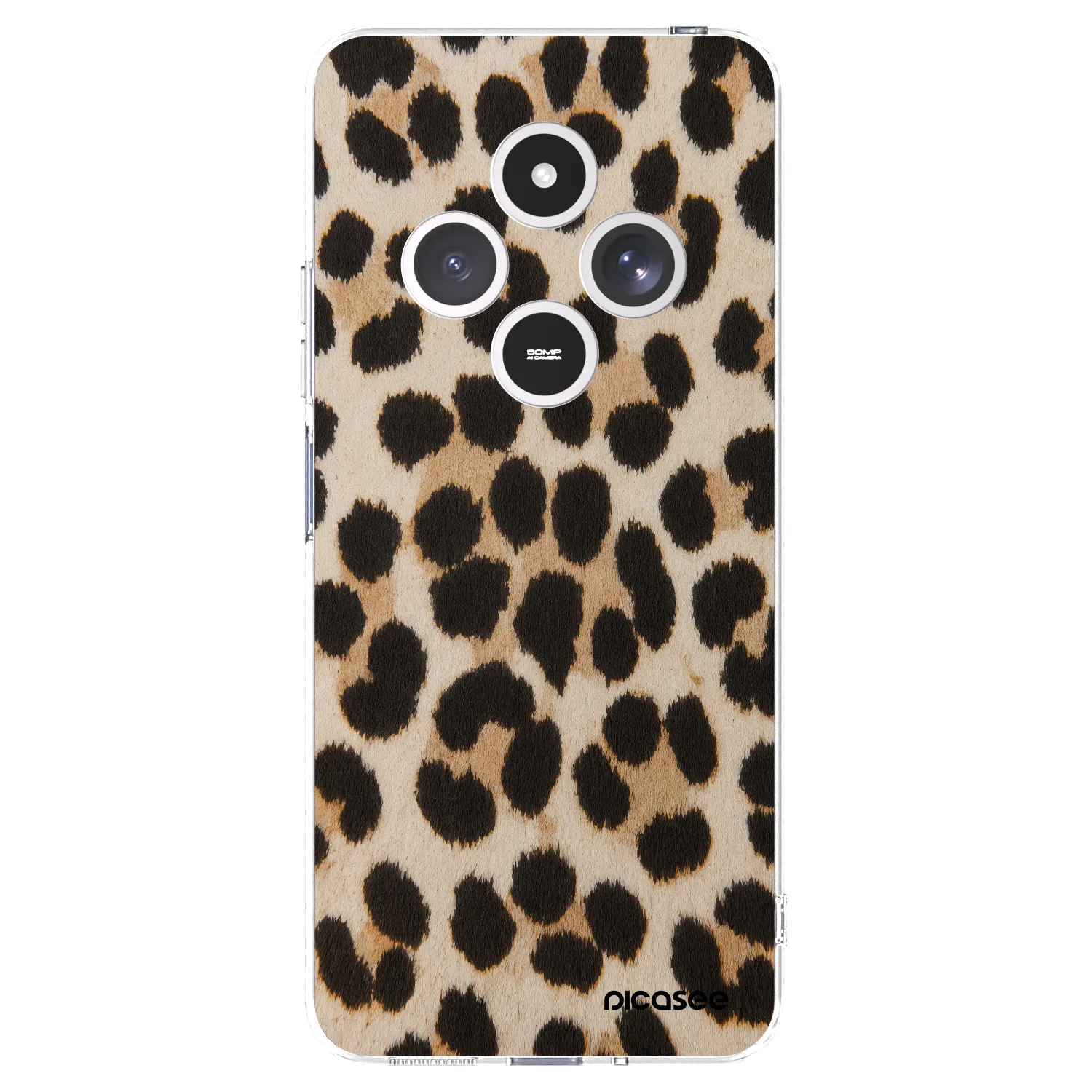 Picasee átlátszó szilikon tok az alábbi mobiltelefonokra Xiaomi Redmi 14C - Brown Tiger