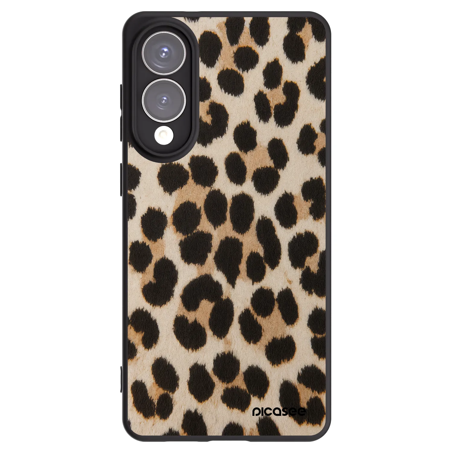 Picasee fekete szilikon tok az alábbi mobiltelefonokra Samsung Galaxy S25 Edge 5G - Brown Tiger