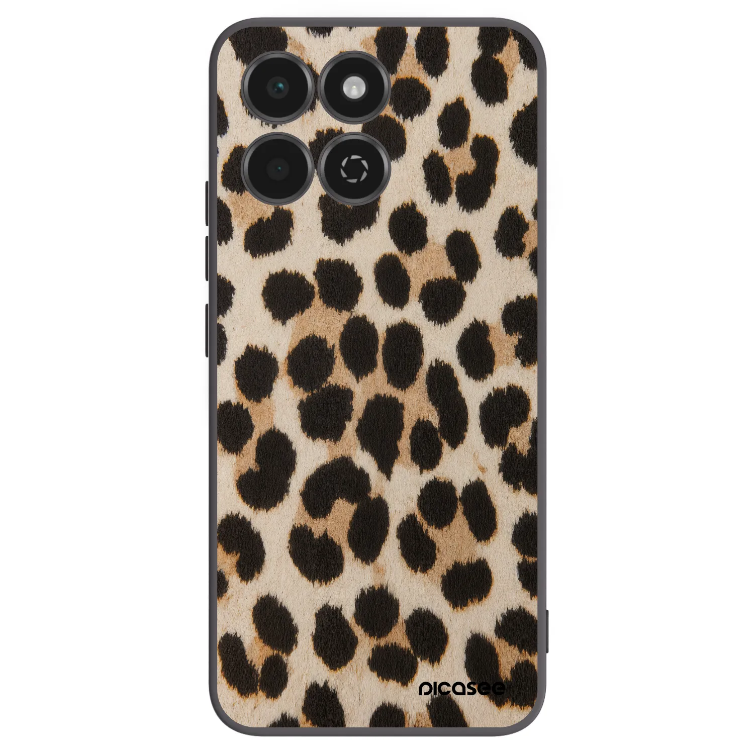 Picasee fekete szilikon tok az alábbi mobiltelefonokra Honor 200 Smart 5G - Brown Tiger