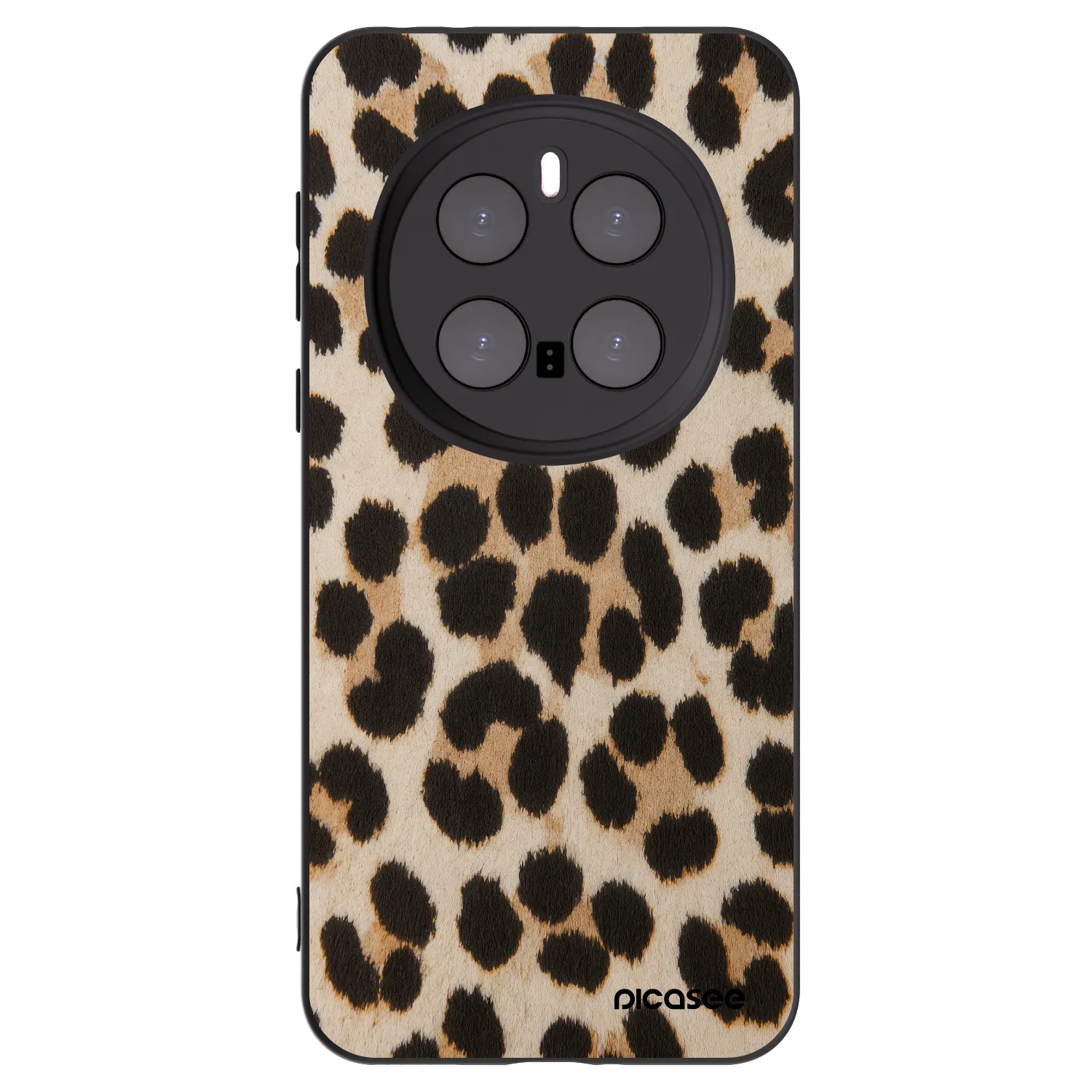 Picasee fekete szilikon tok az alábbi mobiltelefonokra Honor Magic7 Pro 5G - Brown Tiger