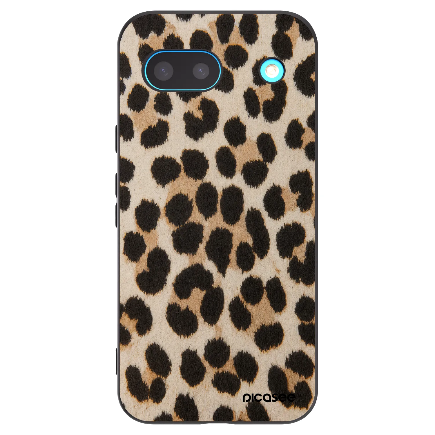 Picasee fekete szilikon tok az alábbi mobiltelefonokra Google Pixel 8a - Brown Tiger