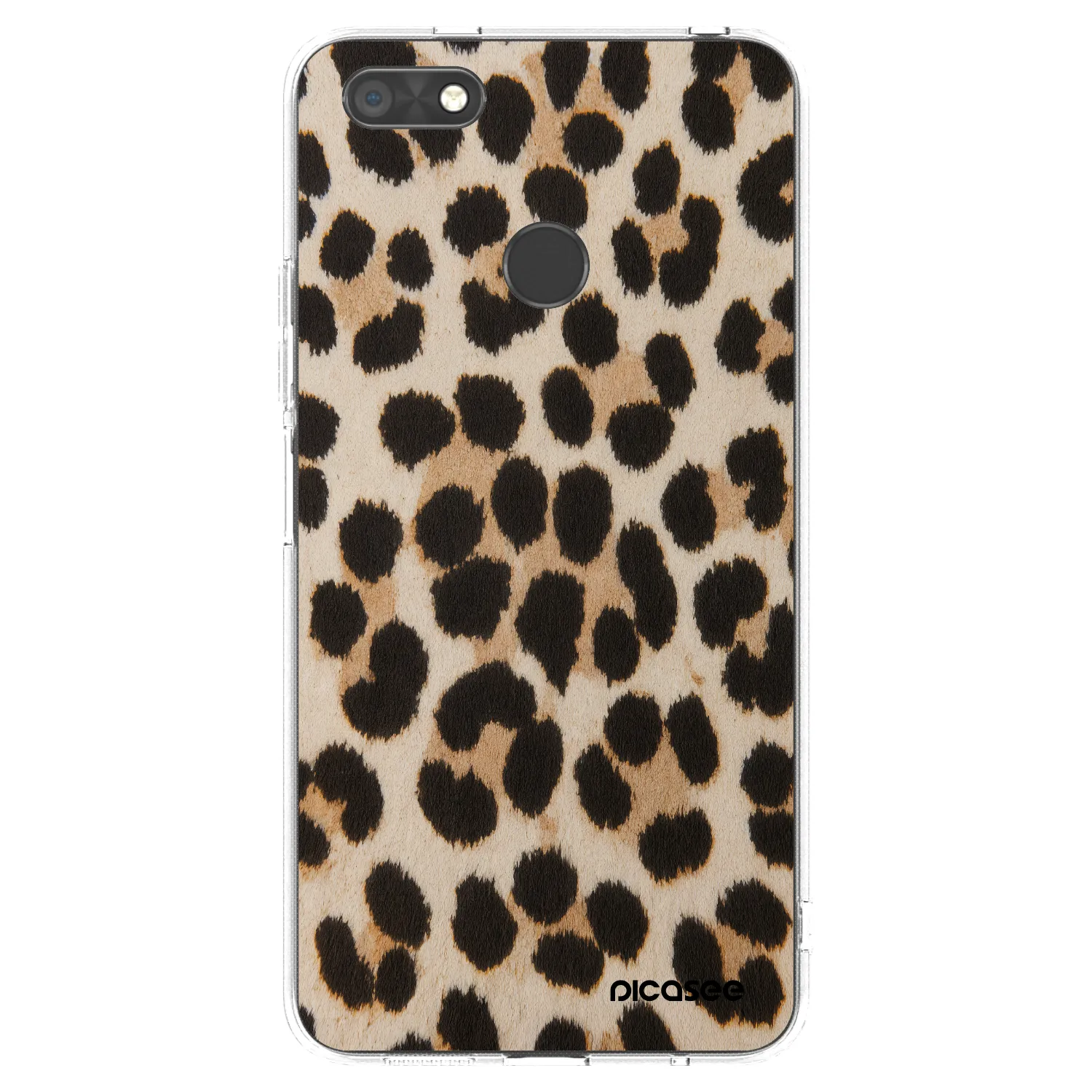 Picasee átlátszó szilikon tok az alábbi mobiltelefonokra Huawei P9 Lite Mini - Brown Tiger