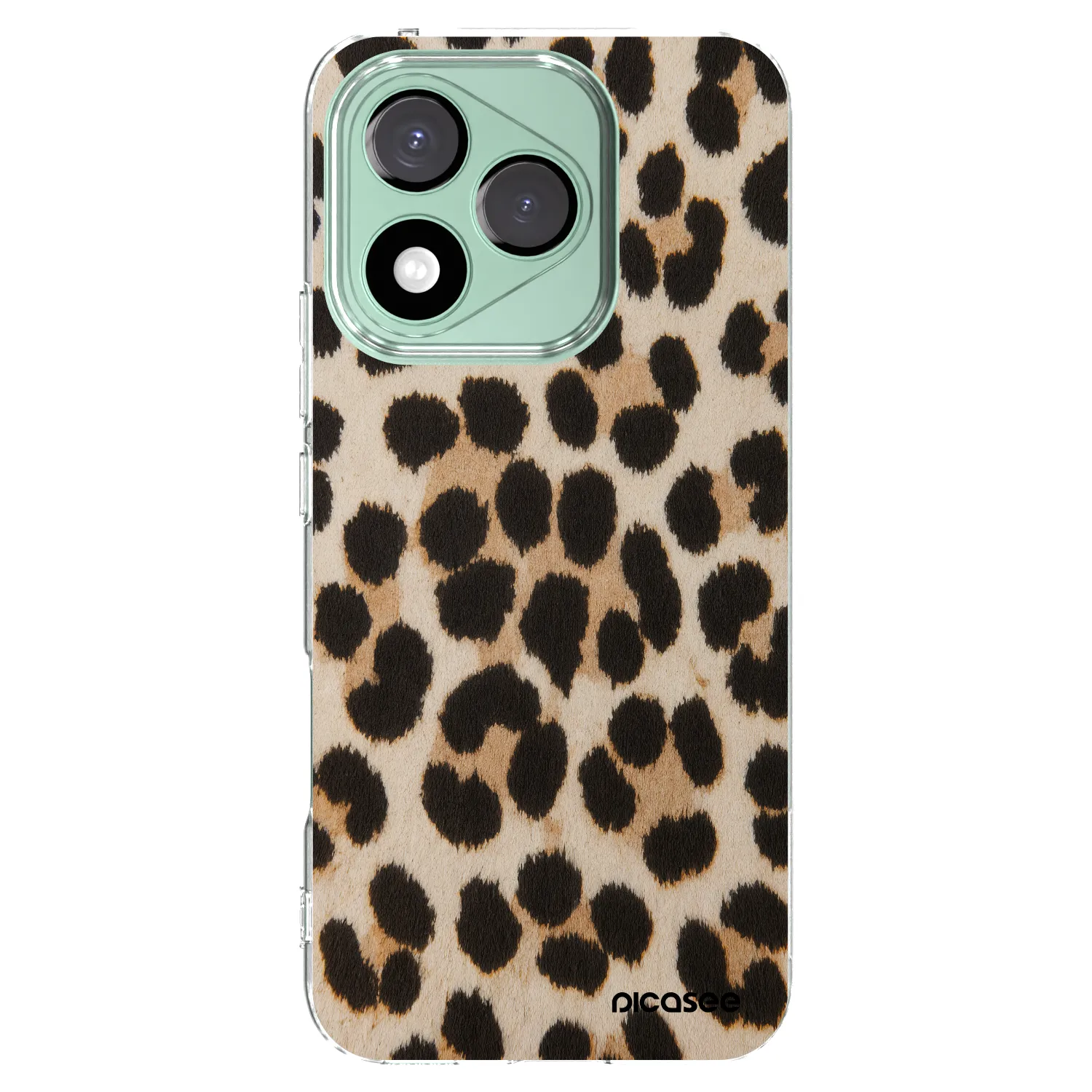 Picasee átlátszó szilikon tok az alábbi mobiltelefonokra Honor 400 Lite 5G - Brown Tiger