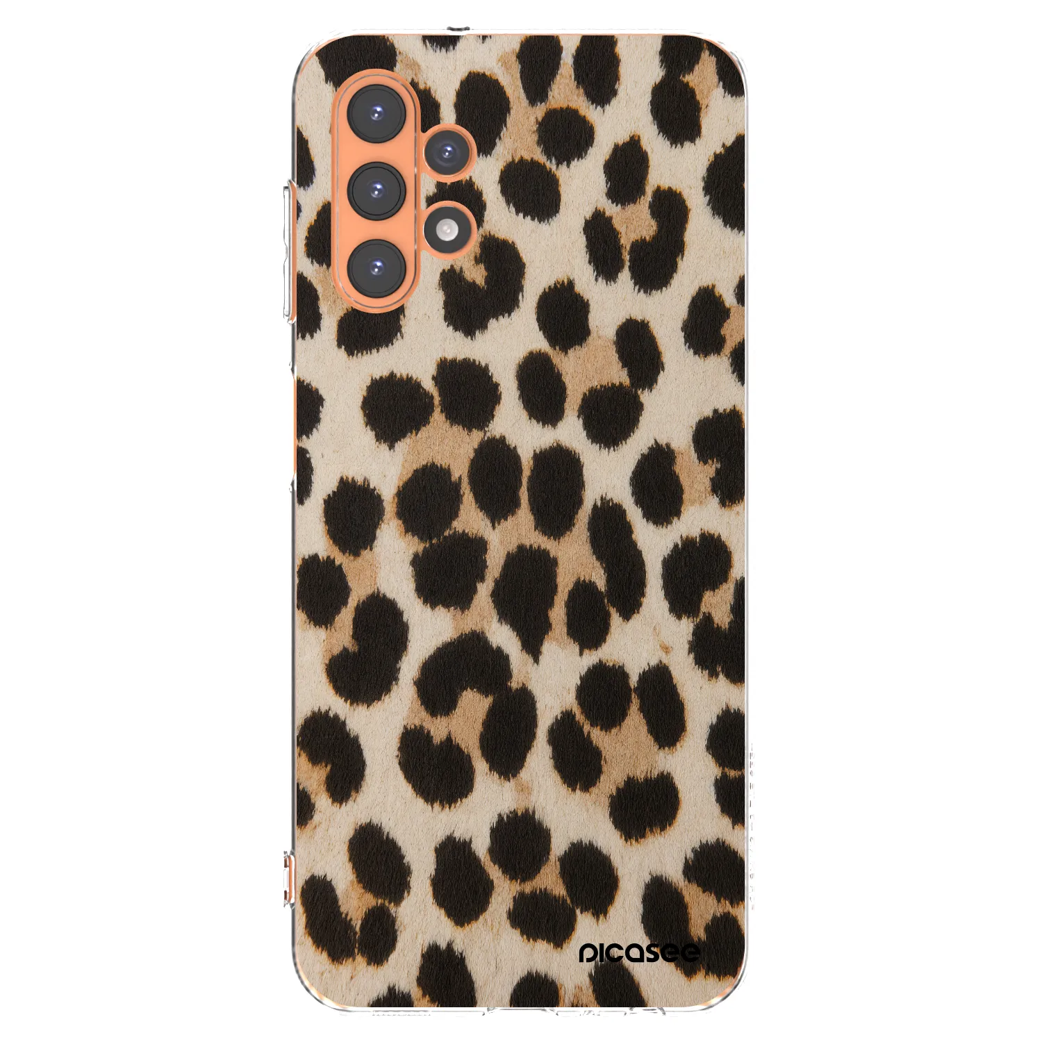 Picasee átlátszó szilikon tok az alábbi mobiltelefonokra Samsung Galaxy A13 5G - Brown Tiger