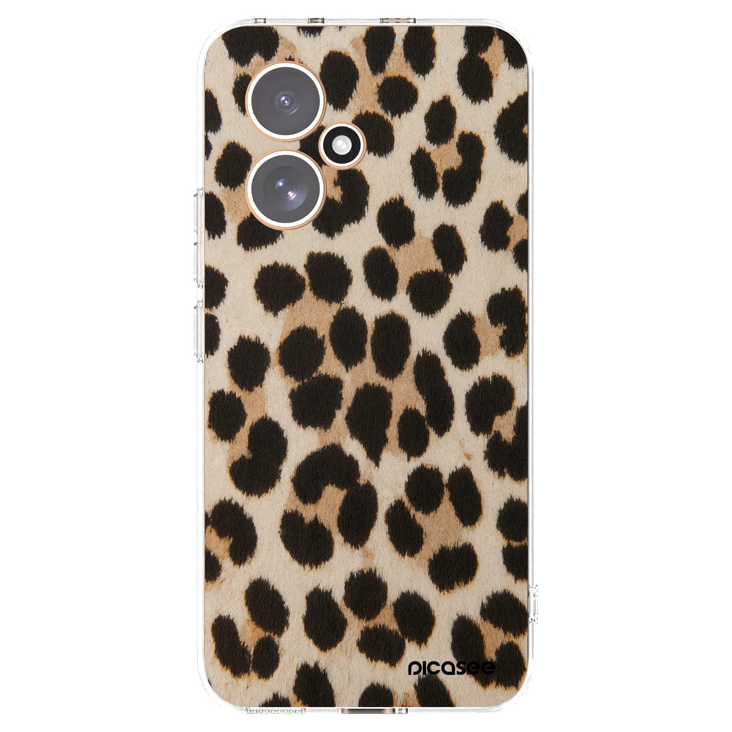 Picasee átlátszó szilikon tok az alábbi mobiltelefonokra Honor 400 5G - Brown Tiger