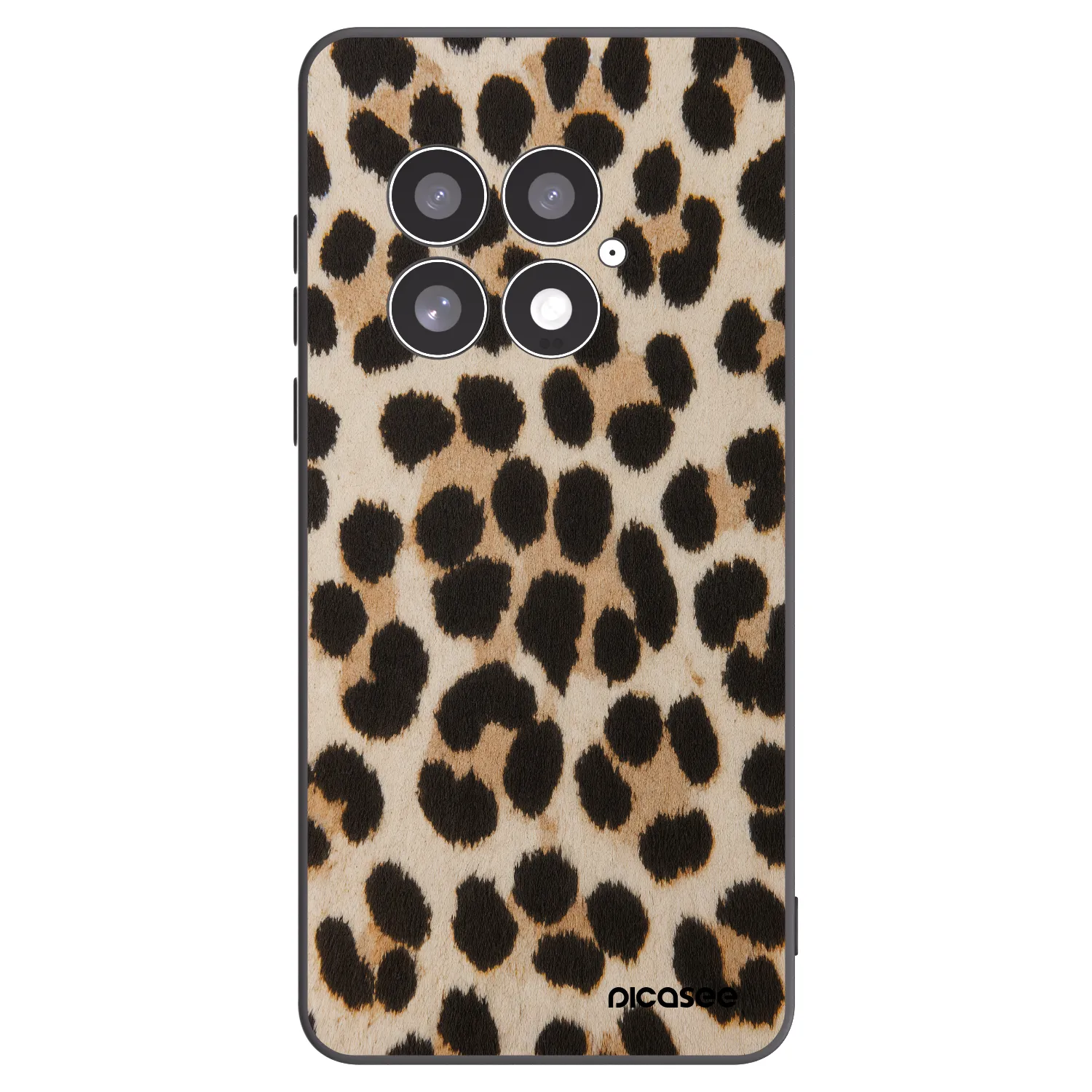Picasee fekete szilikon tok az alábbi mobiltelefonokra OnePlus 13 5G - Brown Tiger