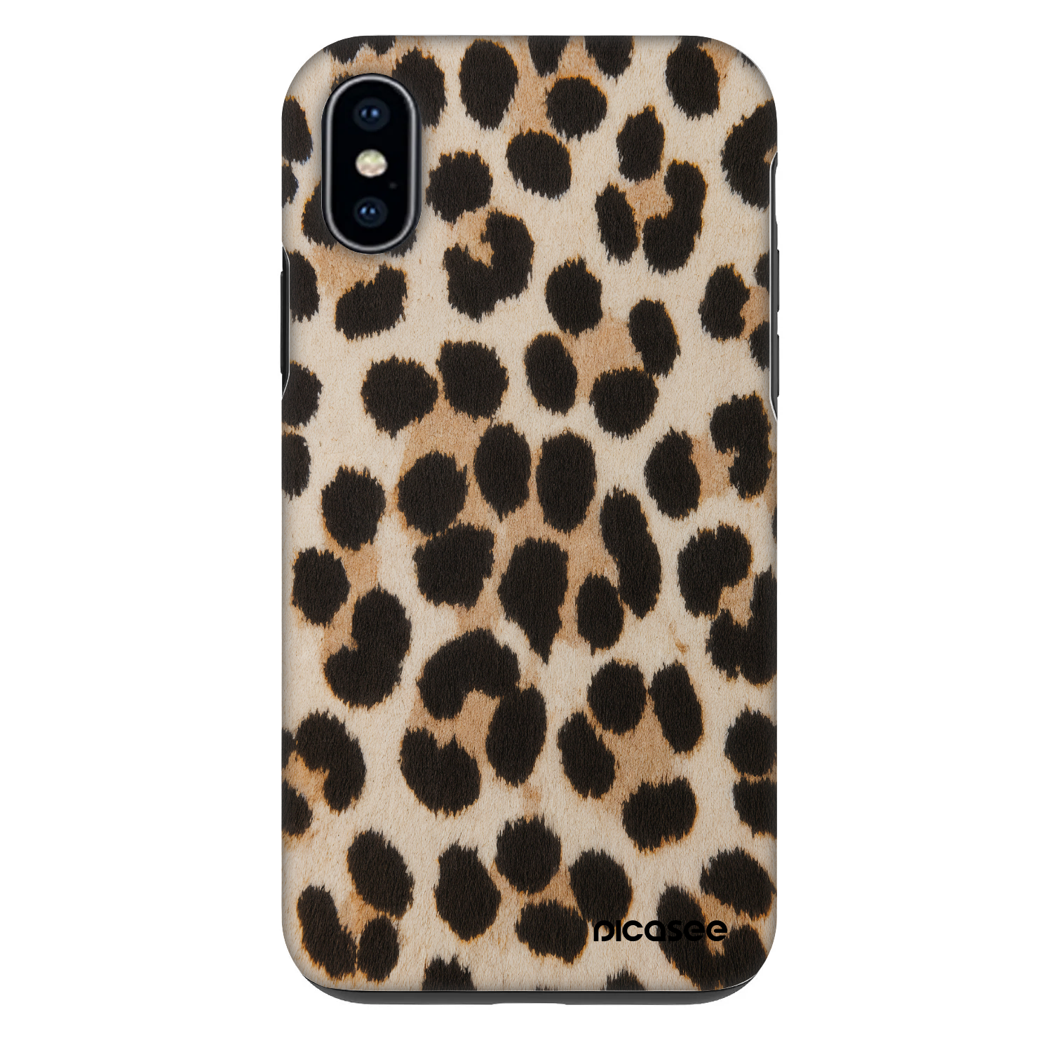 Picasee Fashion Case Apple iPhone X/XS - Brown Tiger