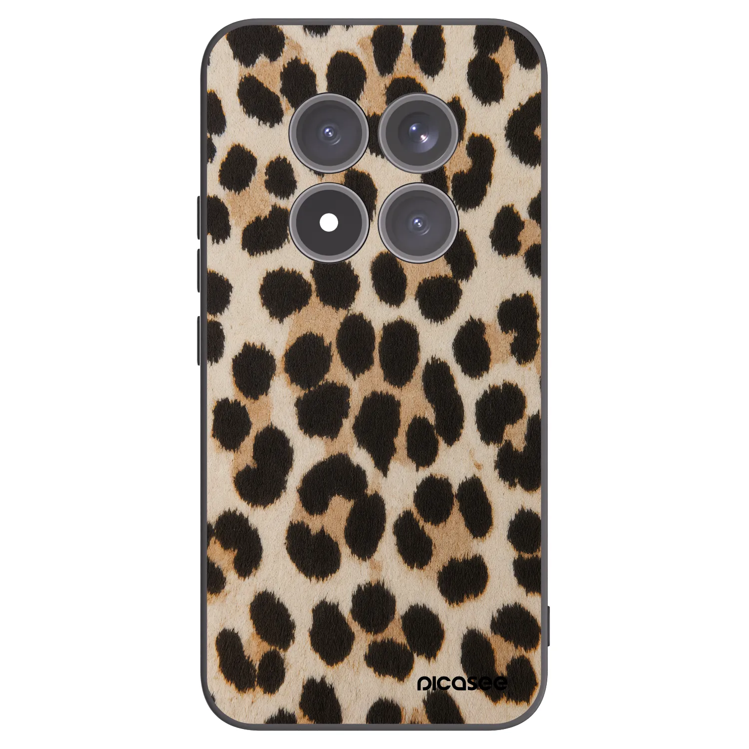 Picasee fekete szilikon tok az alábbi mobiltelefonokra Xiaomi Redmi Note 15 Pro+ - Brown Tiger