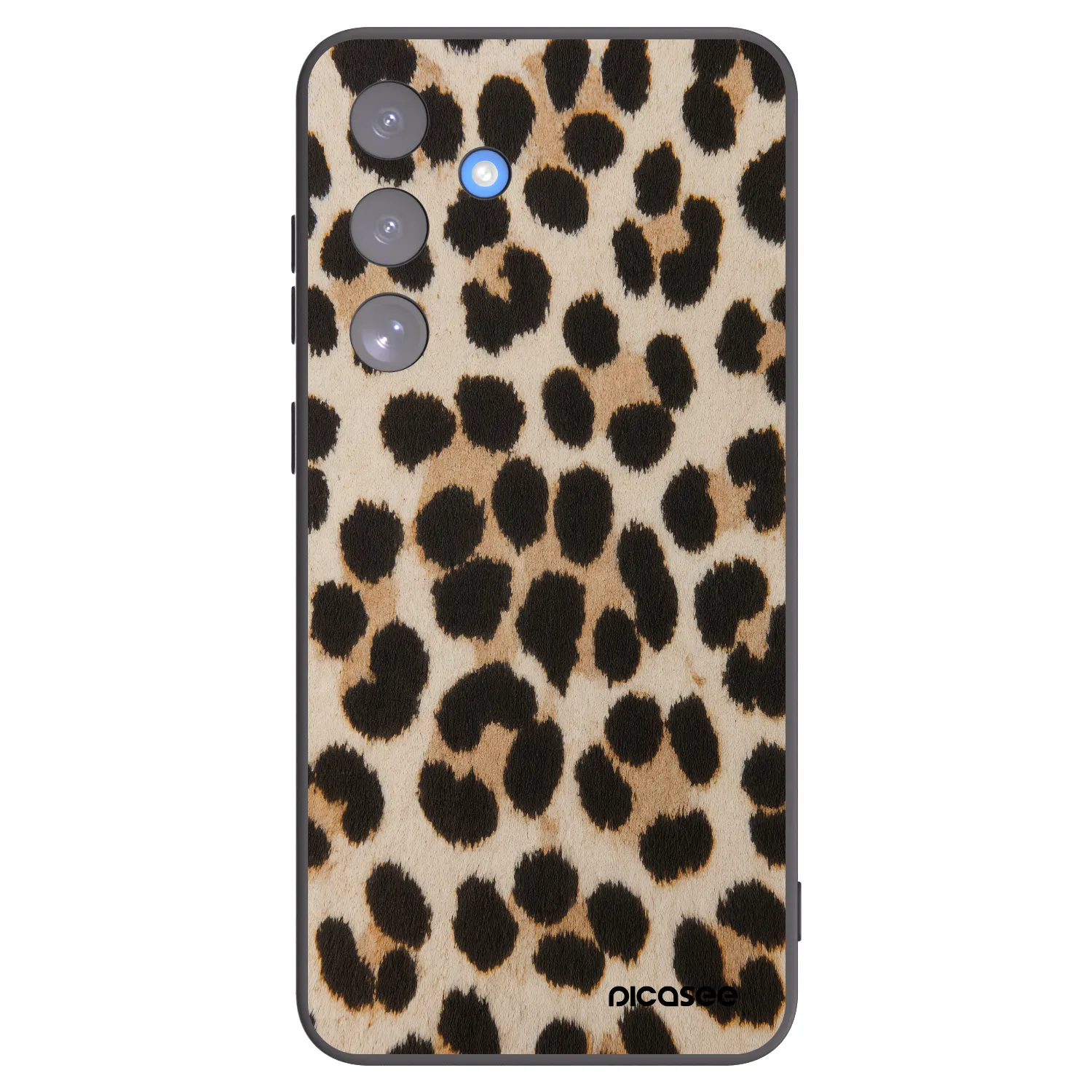 Picasee fekete szilikon tok az alábbi mobiltelefonokra Samsung Galaxy S25 FE 5G - Brown Tiger