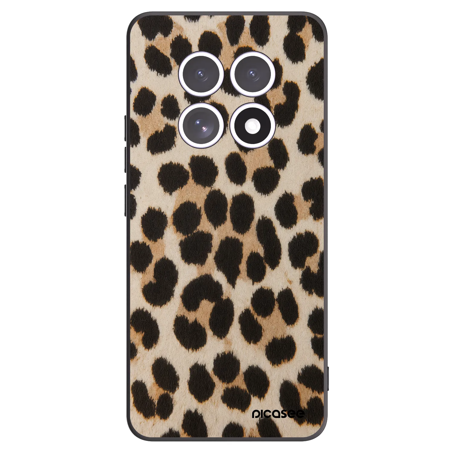 Picasee fekete szilikon tok az alábbi mobiltelefonokra Xiaomi Redmi Note 15 - Brown Tiger