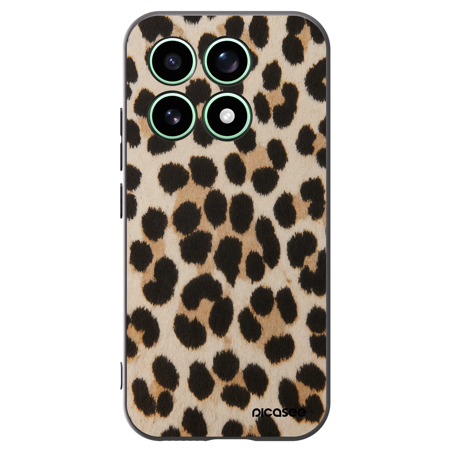 Picasee fekete szilikon tok az alábbi mobiltelefonokra Xiaomi 17 - Brown Tiger