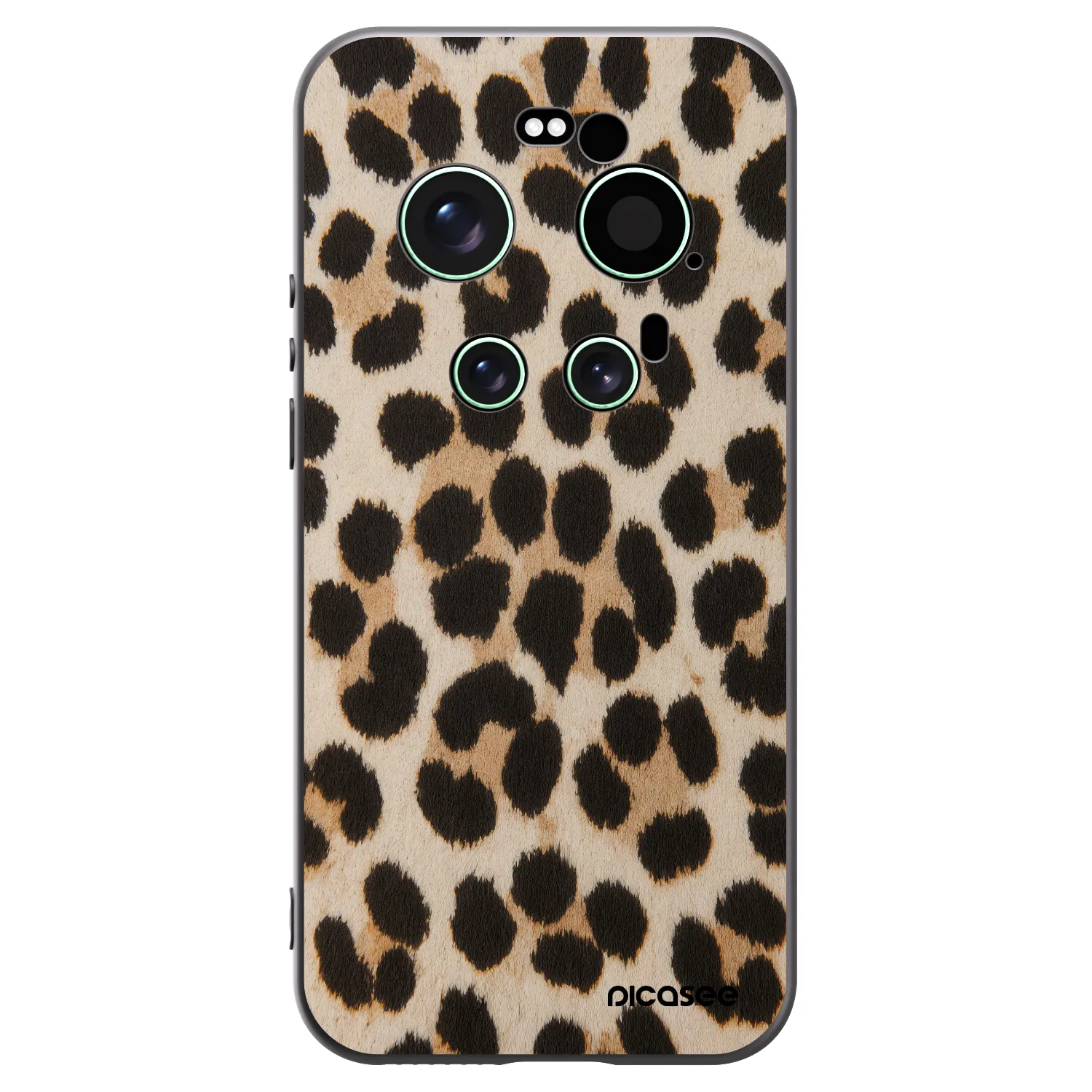 Picasee fekete szilikon tok az alábbi mobiltelefonokra Xiaomi 17 Ultra - Brown Tiger