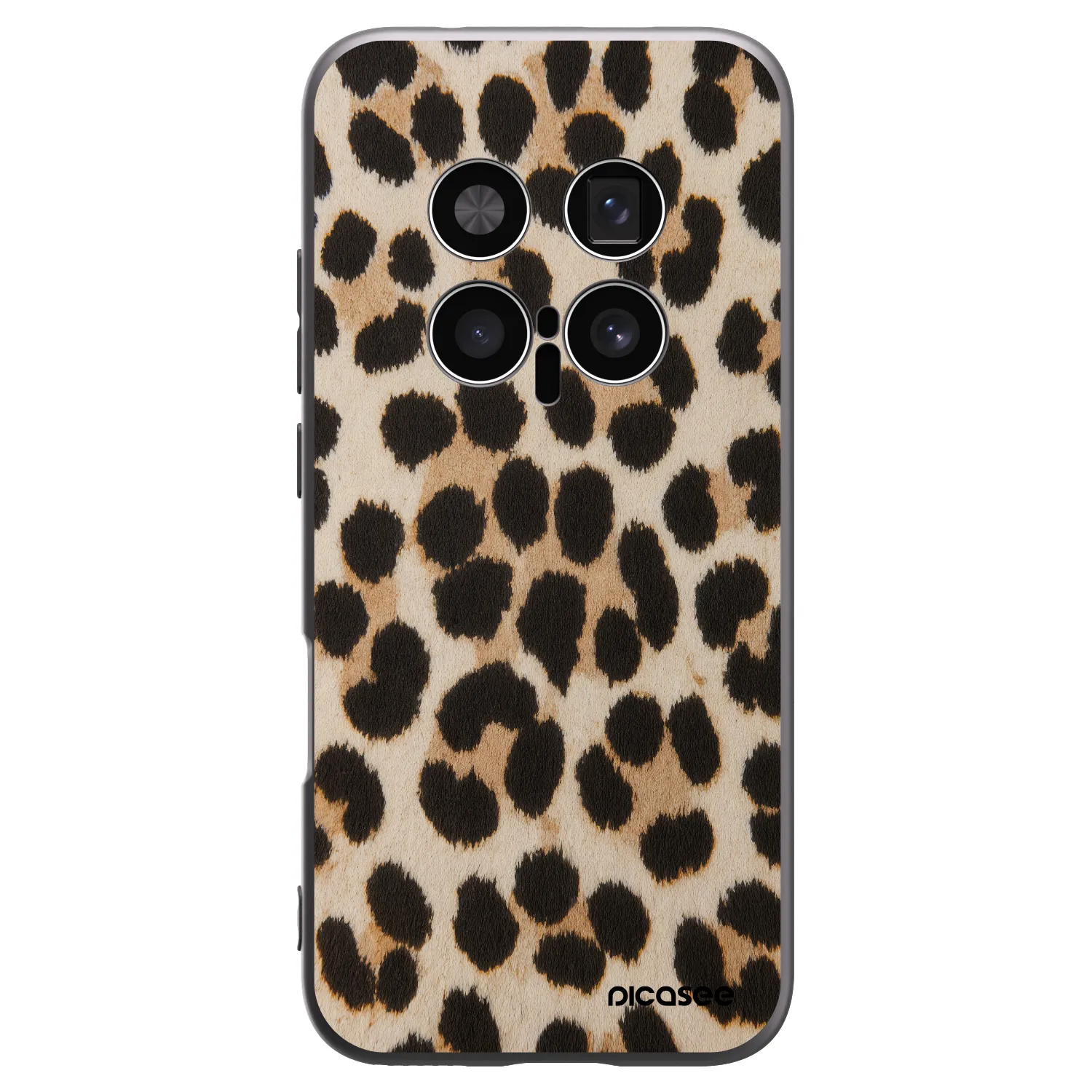 Picasee fekete szilikon tok az alábbi mobiltelefonokra Honor Magic8 Pro 5G - Brown Tiger