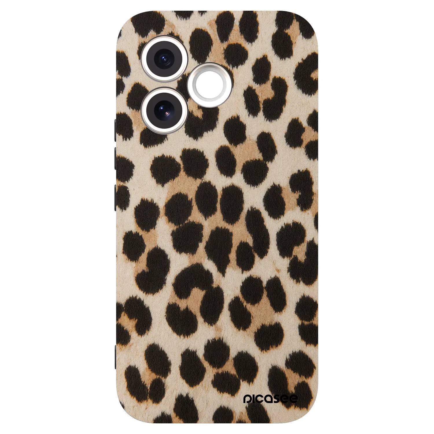 Picasee fekete szilikon tok az alábbi mobiltelefonokra Honor 600 Lite - Brown Tiger