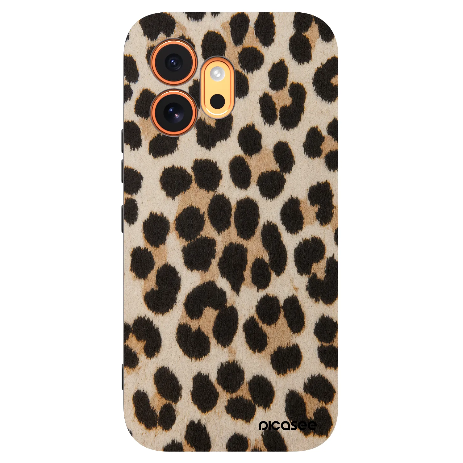 Picasee fekete szilikon tok az alábbi mobiltelefonokra Honor 600 - Brown Tiger