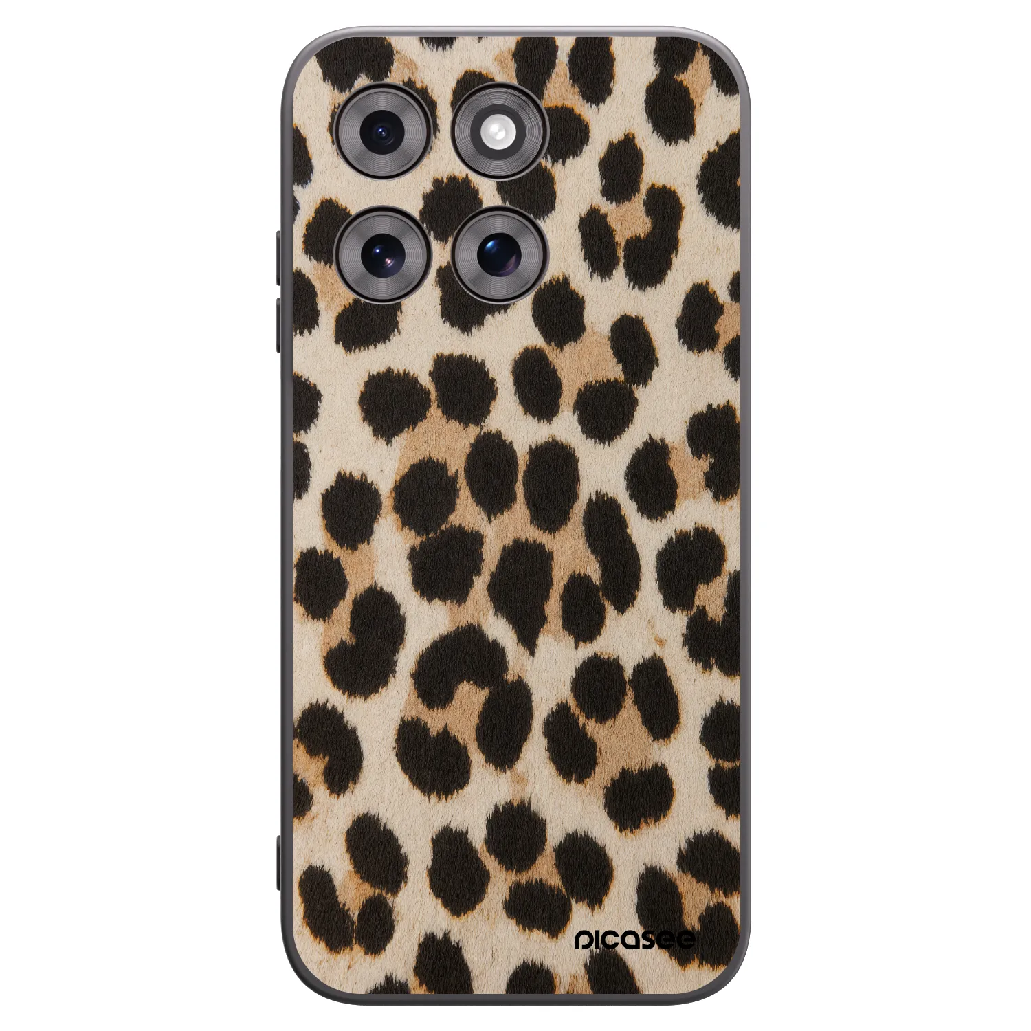 Picasee fekete szilikon tok az alábbi mobiltelefonokra Motorola Moto G77 - Brown Tiger