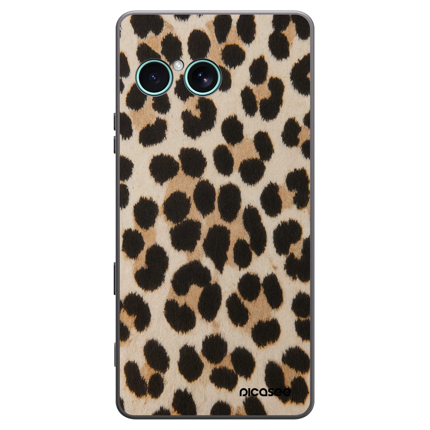 Picasee fekete szilikon tok az alábbi mobiltelefonokra Sony Xperia 10 VII - Brown Tiger