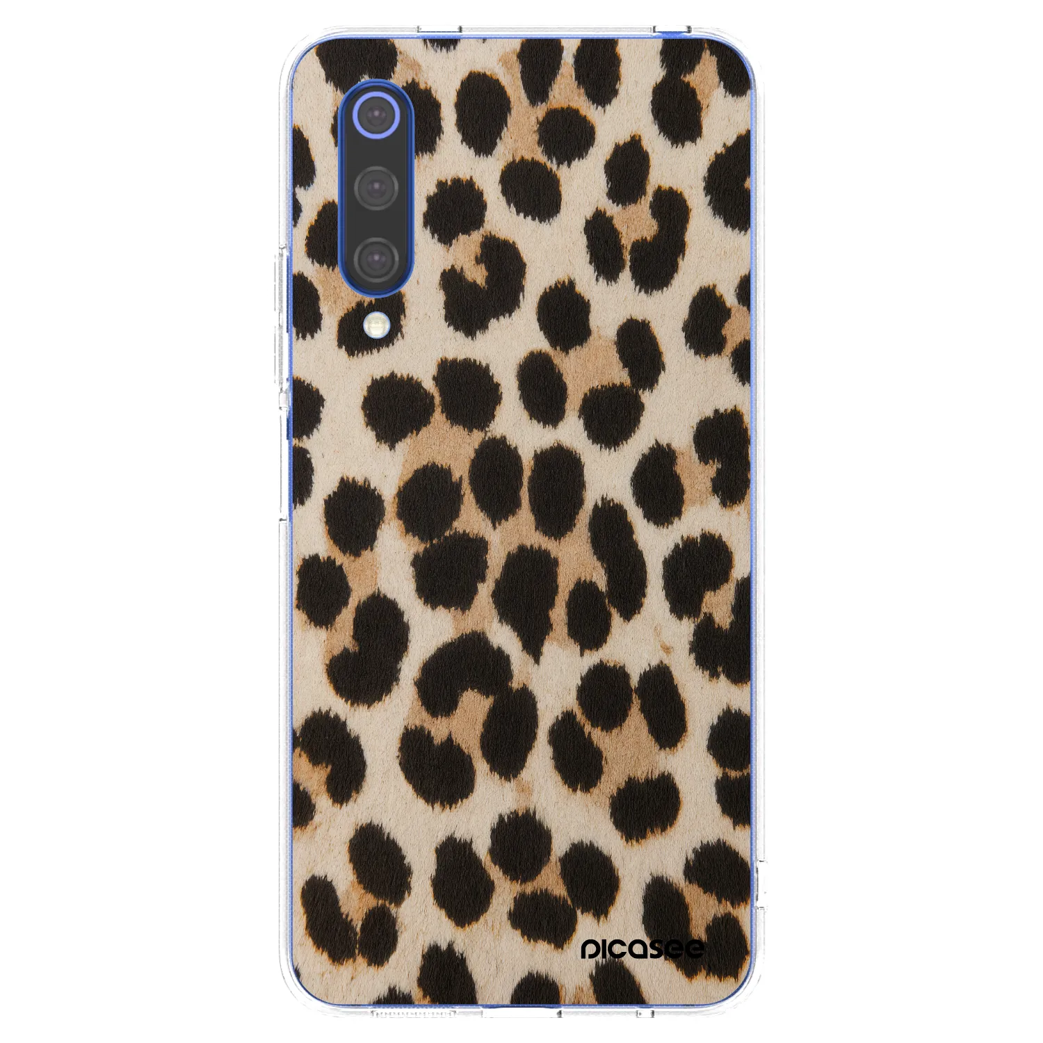 Picasee átlátszó szilikon tok az alábbi mobiltelefonokra Xiaomi Mi 9 SE - Brown Tiger