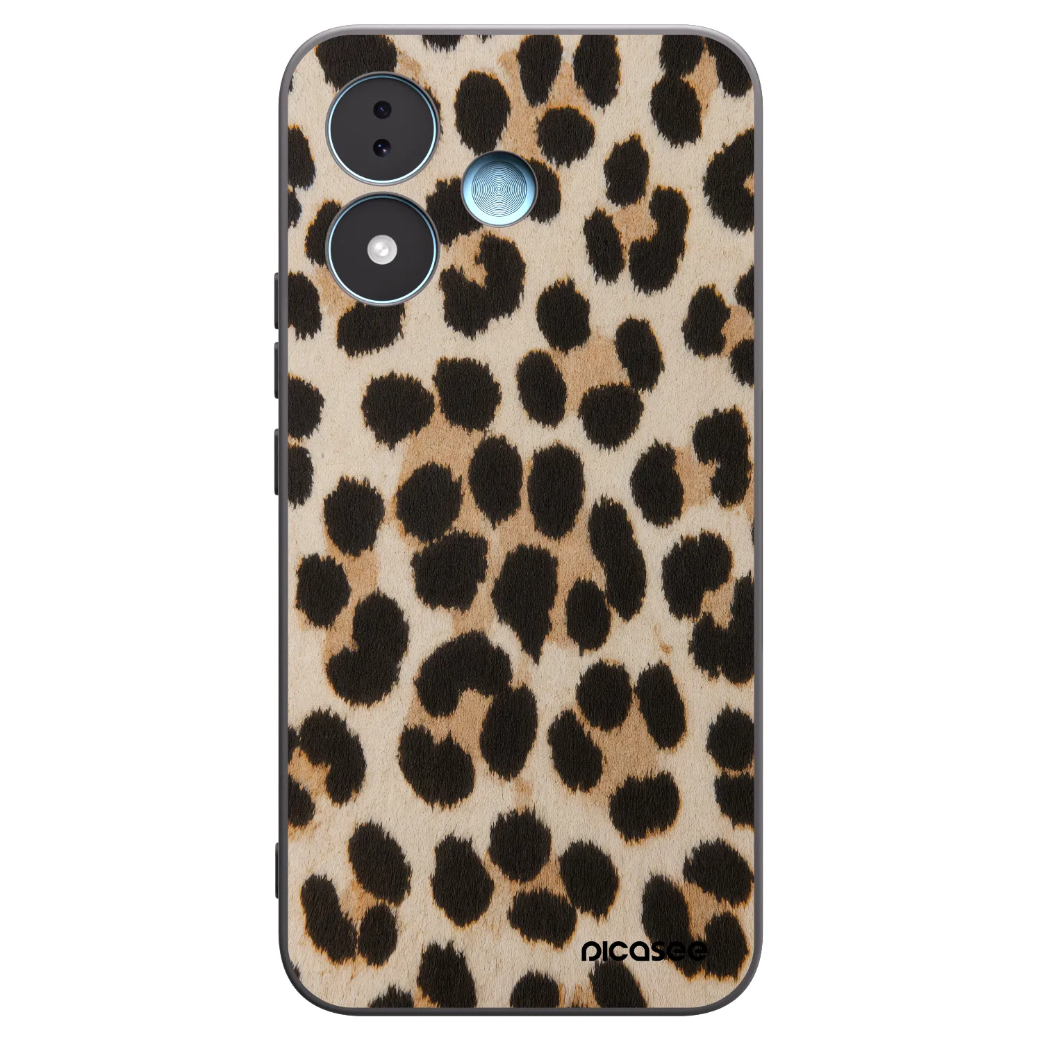 Picasee fekete szilikon tok az alábbi mobiltelefonokra Xiaomi Redmi Note 17 5G - Brown Tiger