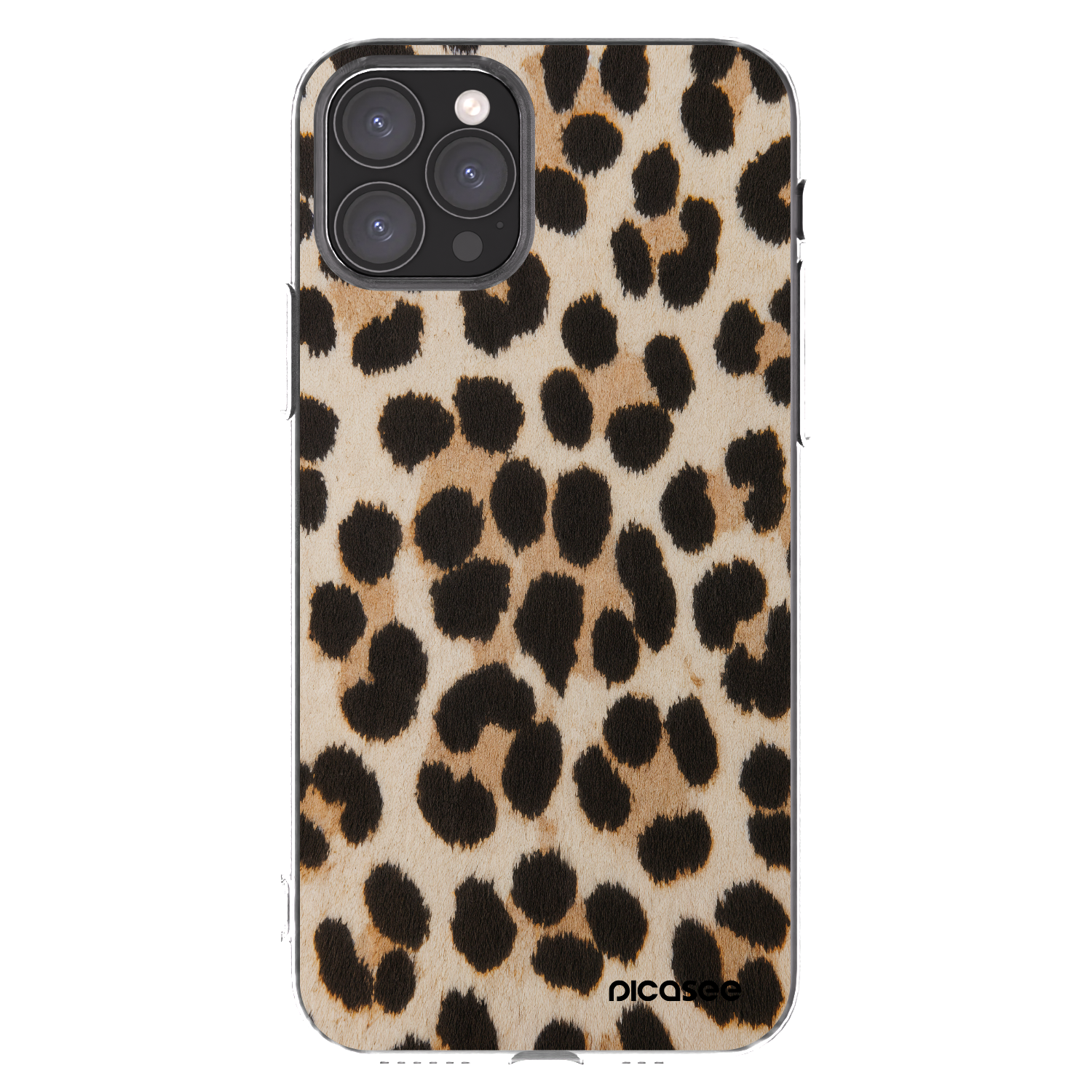 Picasee átlátszó szilikon tok az alábbi mobiltelefonokra Apple iPhone 11 Pro - Brown Tiger