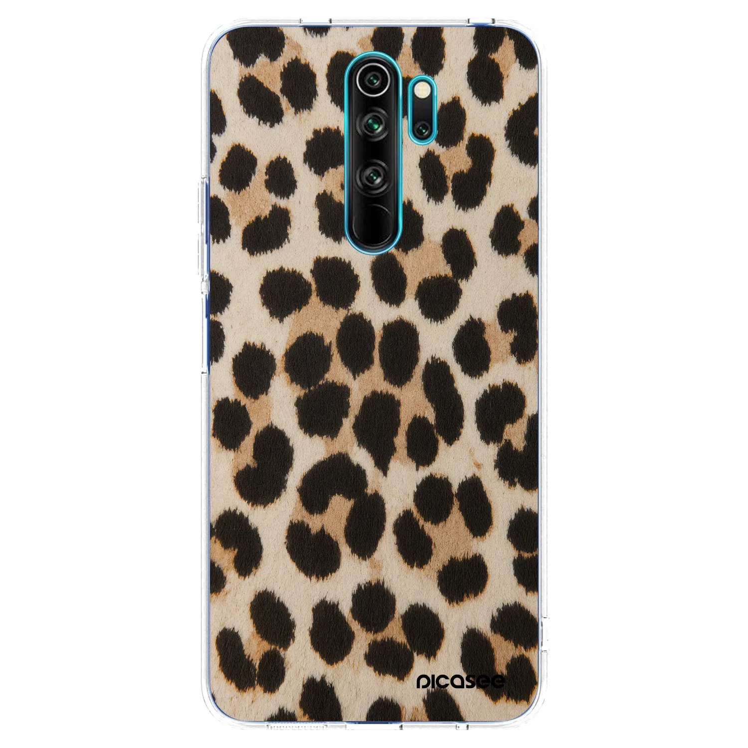Picasee átlátszó szilikon tok az alábbi mobiltelefonokra Xiaomi Redmi Note 8 Pro - Brown Tiger