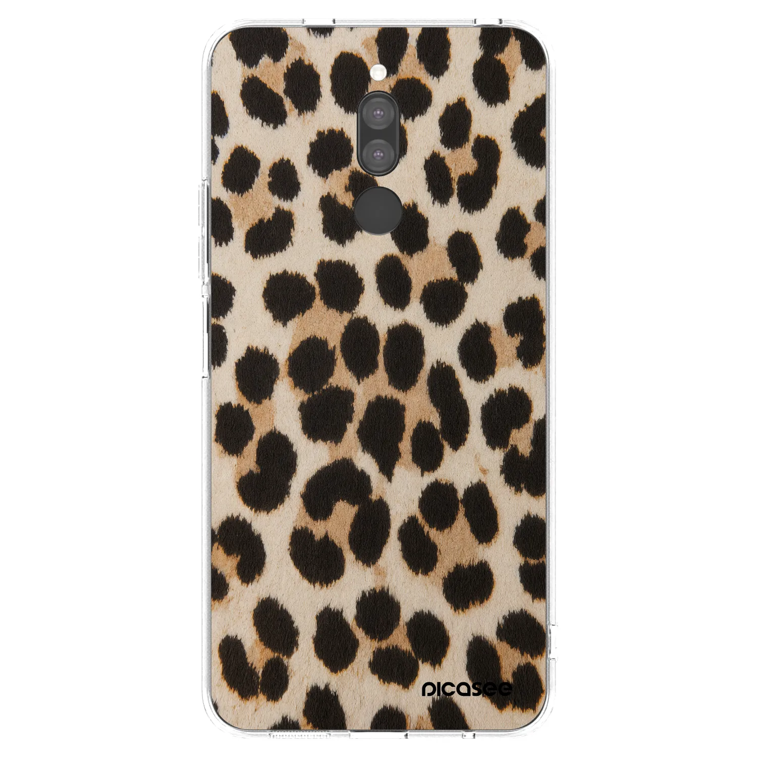 Picasee átlátszó szilikon tok az alábbi mobiltelefonokra Xiaomi Redmi 8 - Brown Tiger